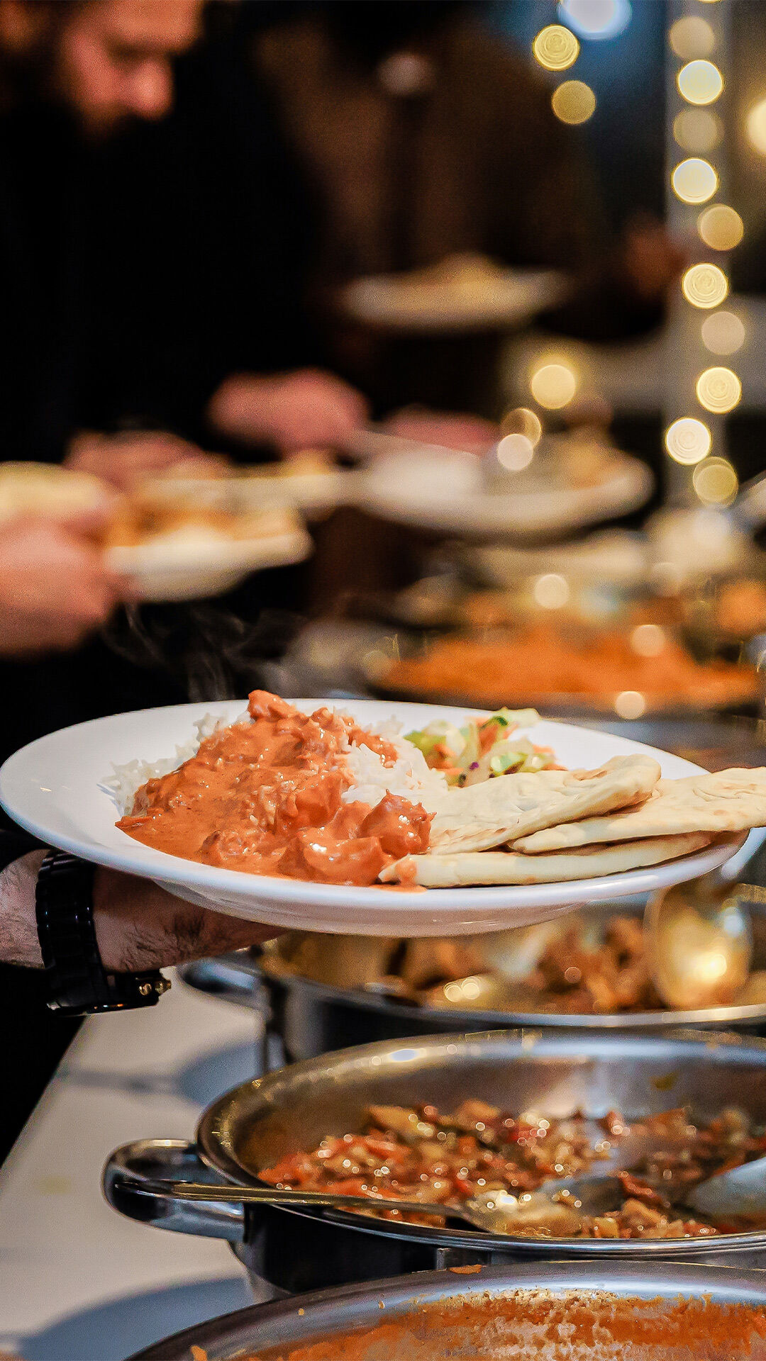 A beautiful dining setup with gourmet food