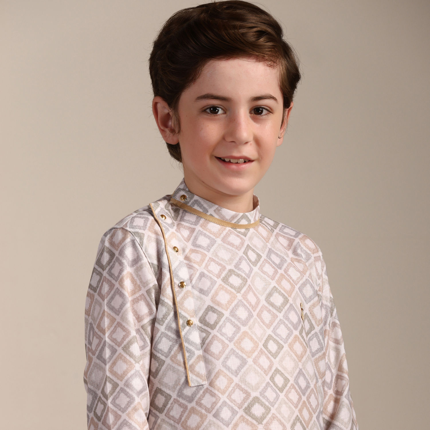 Boys Cream Cotton Solid Color Pathani Suit – AJ Dezines-vietvuevent.vn