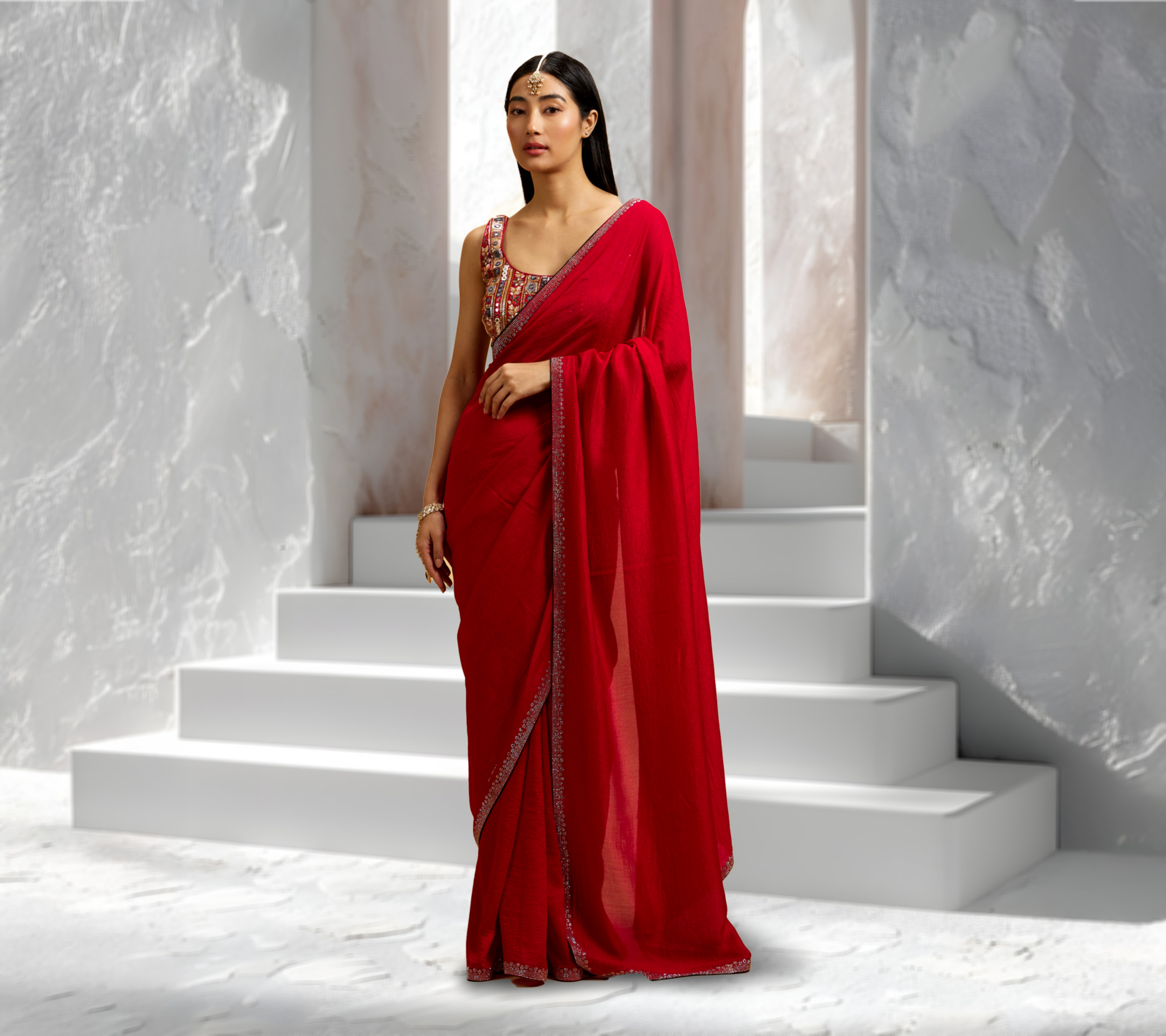Red Alert: How to Rock the Hottest Saree Colour of the Season