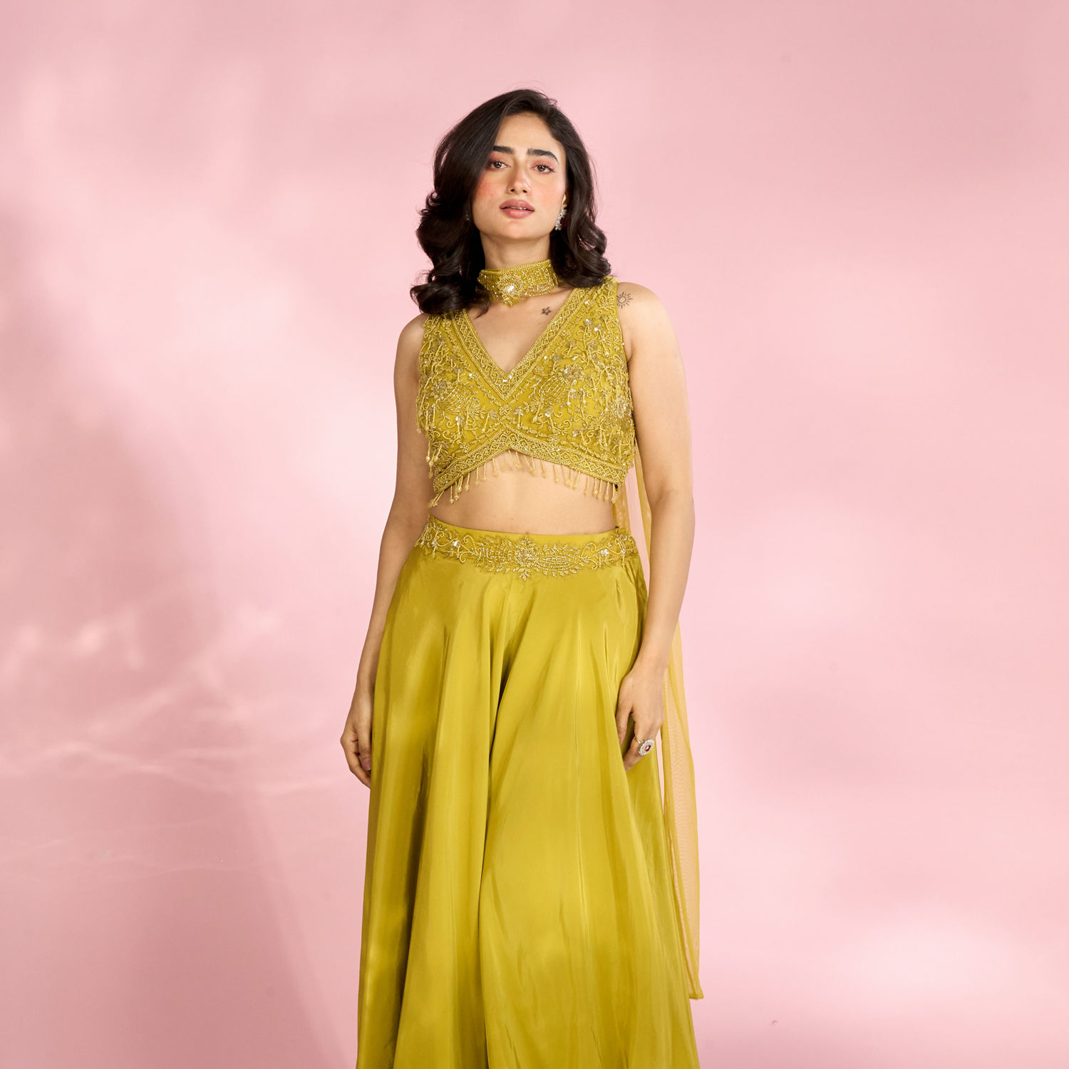 slim fit dress slacks Exclusive Fancy Dress- Sanika IndoWestern in Deep Green at bullionknot