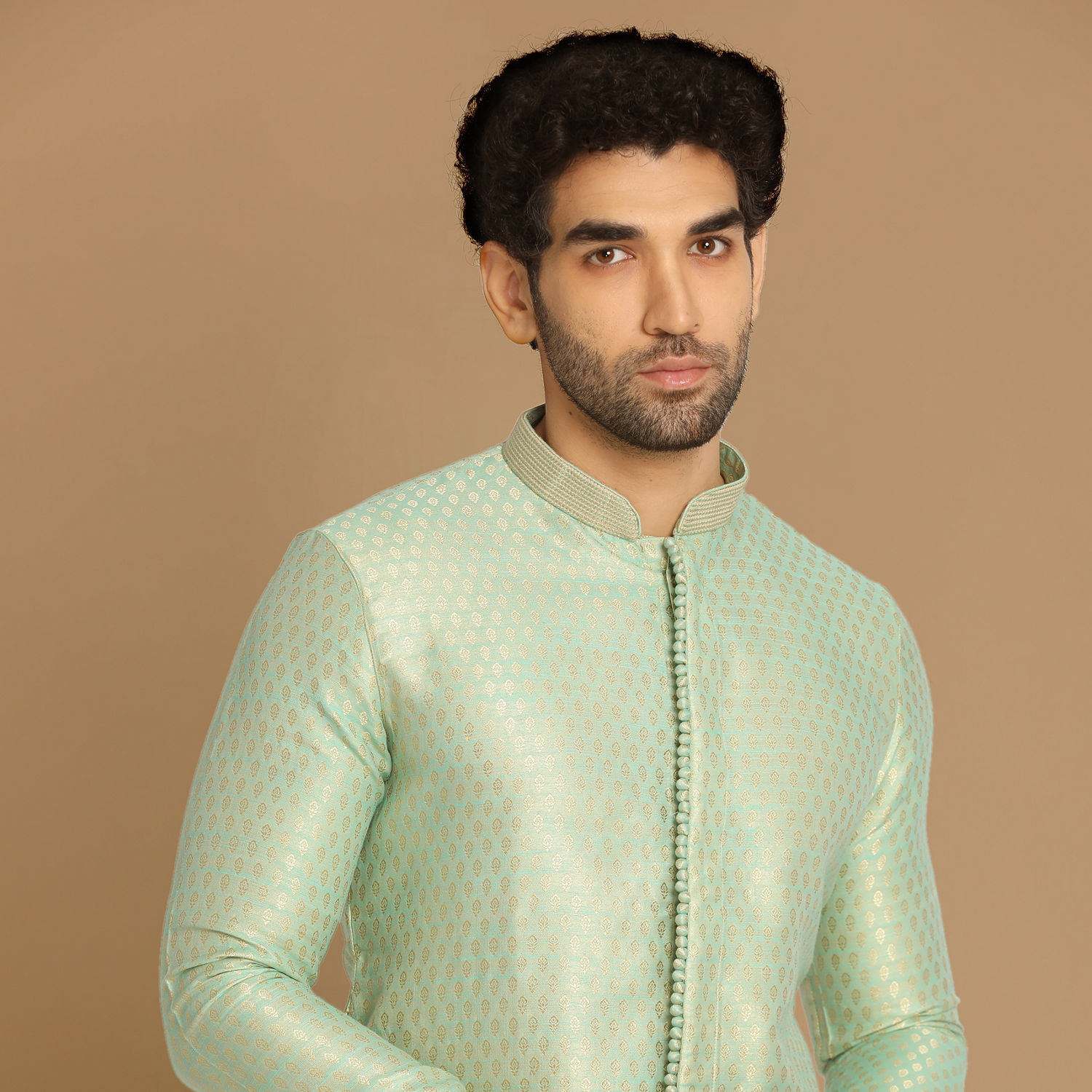 Kurta Pajama for Men Buy Subtle Light Green Kurta Pajama Online Manyavar