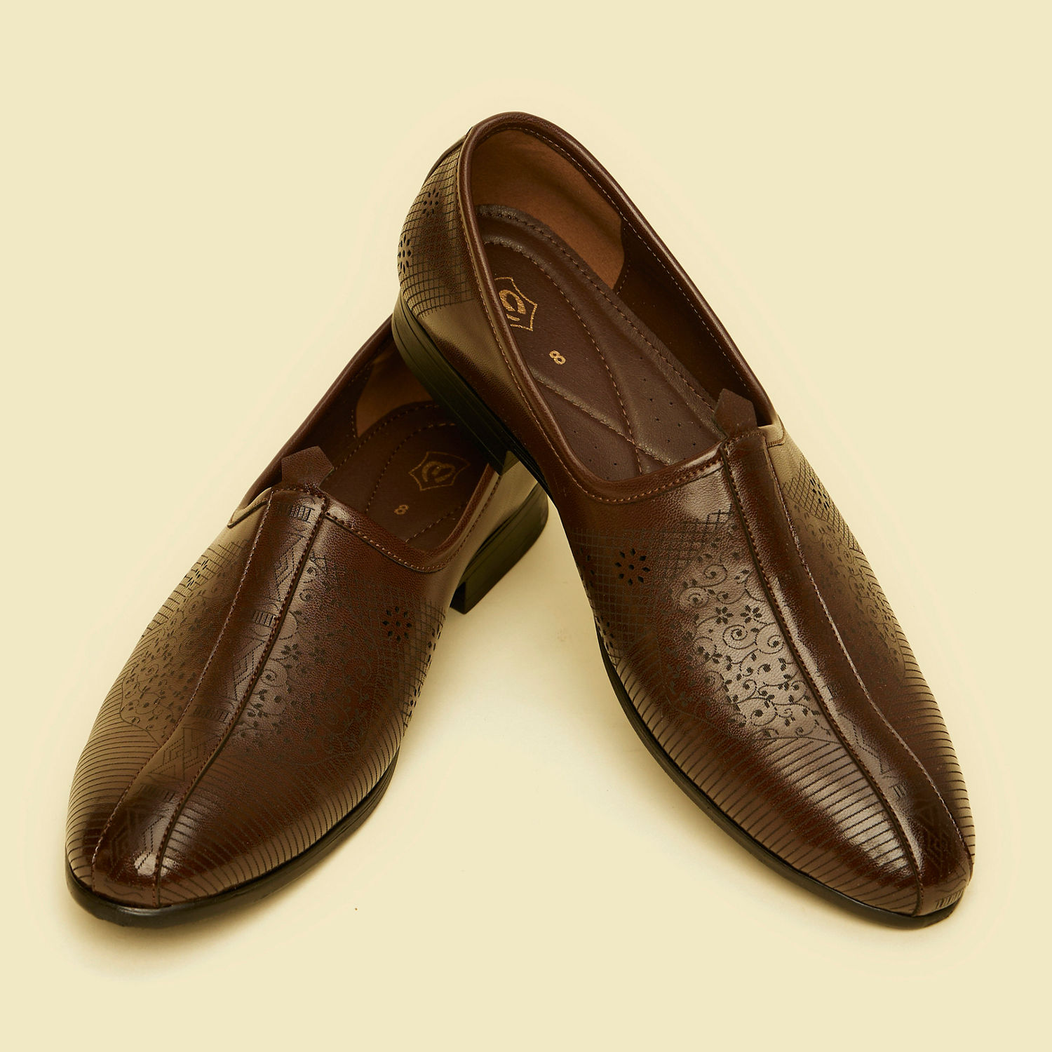 Brown Mens Ethnic Wear Footwear Ethnic Footwear For Men- Shop