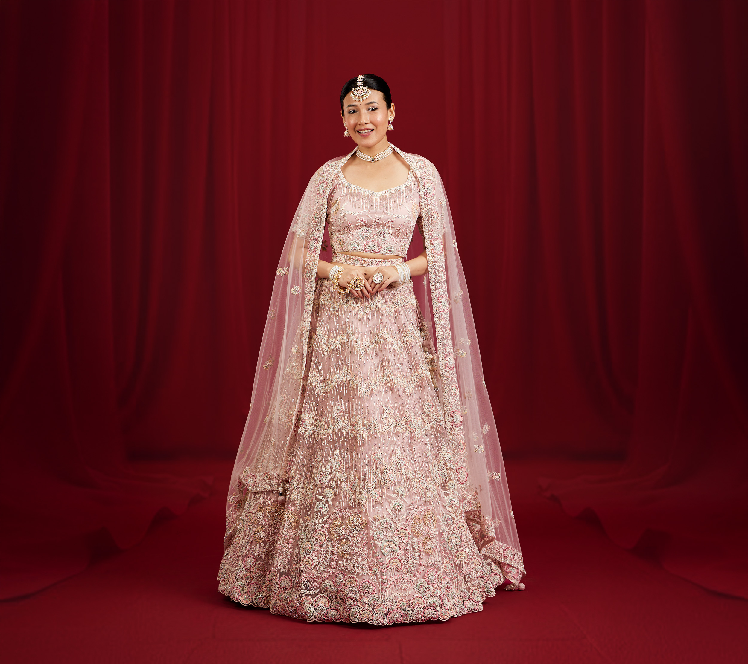 How to Style Your Pink Lehenga for a Perfectly Coordinated Wedding