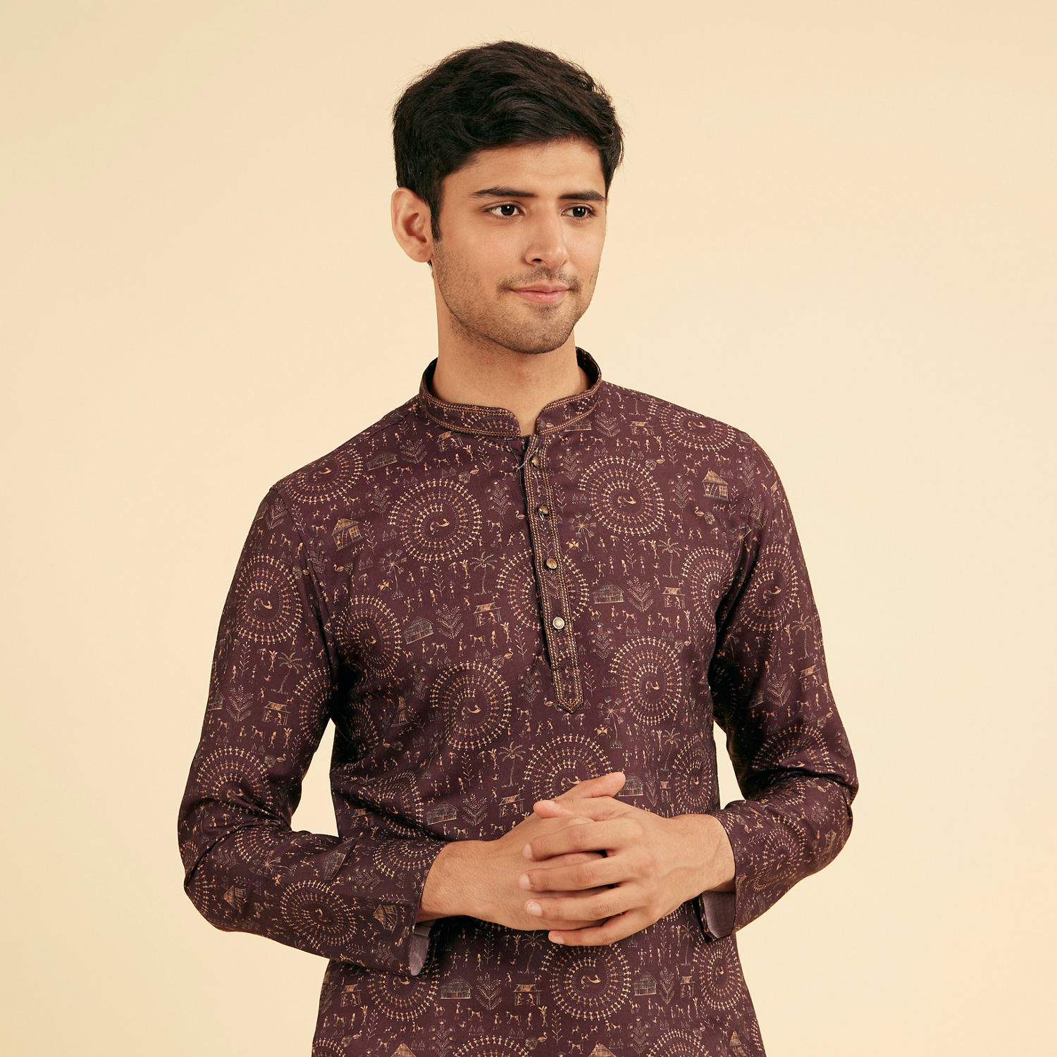 Onam Dress for Men: Find the Perfect Kurta from Manyavar - Main Image