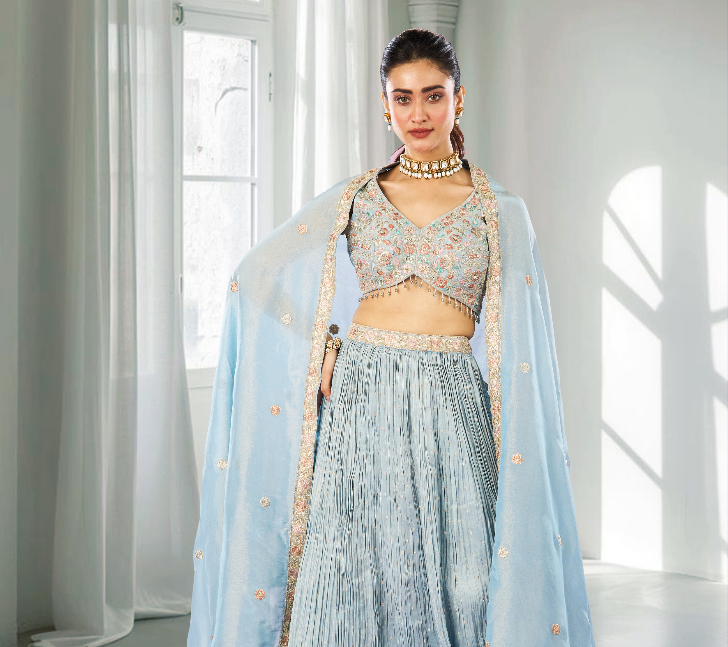 From Candy Pinks to Royal Blues: Fresh Bridal Lehenga Colours Making Headlines in 2025