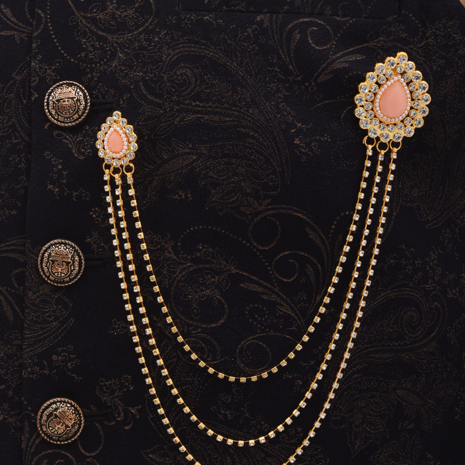 Buy Exquisite Gajaree Brooch Online in India Manyavar Brooch for Men