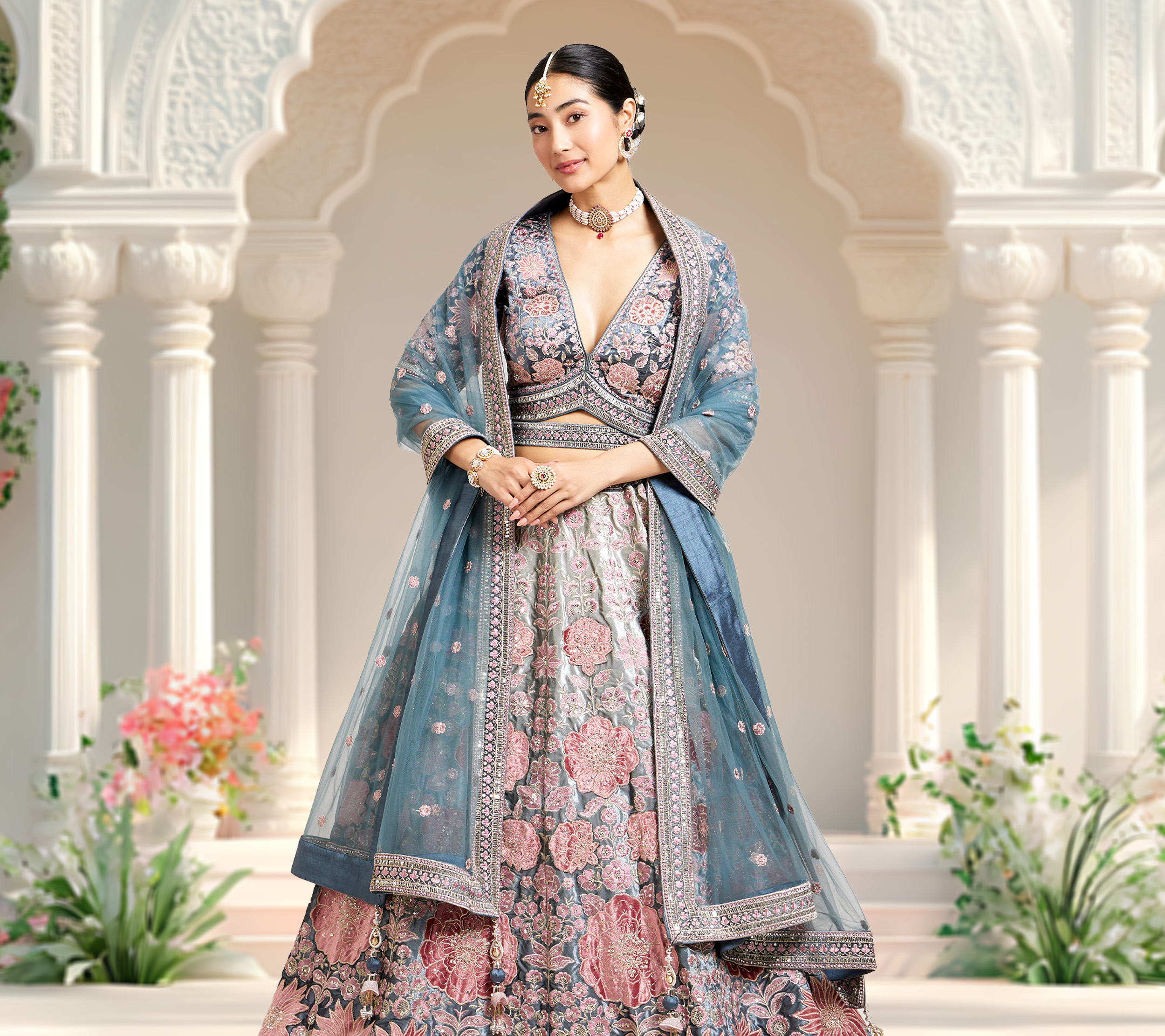 Grey Lehenga Magic: Styling Tips for Bridesmaids & Guests