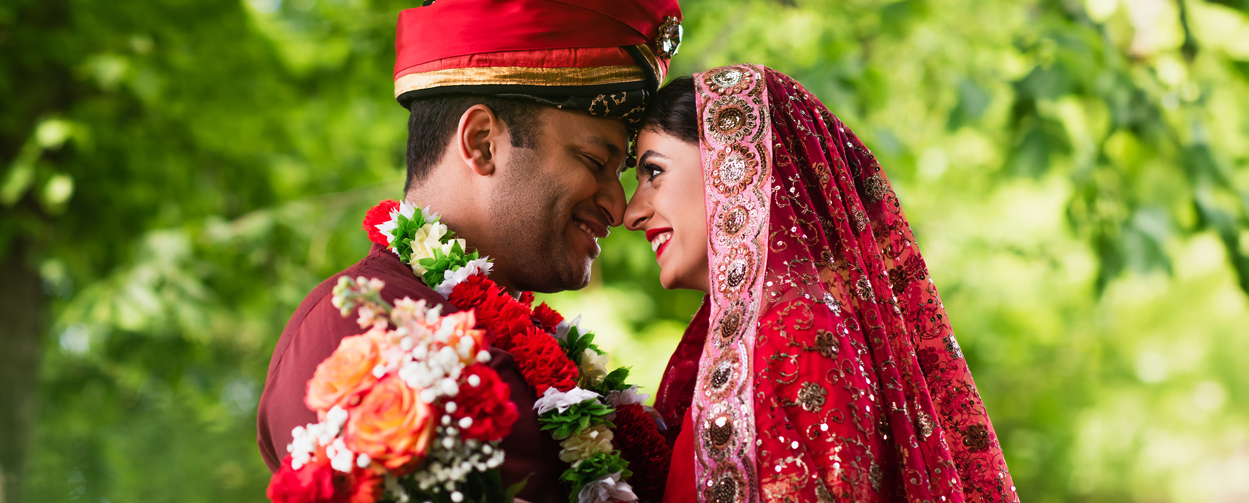 Beautifull couple on their wedding day