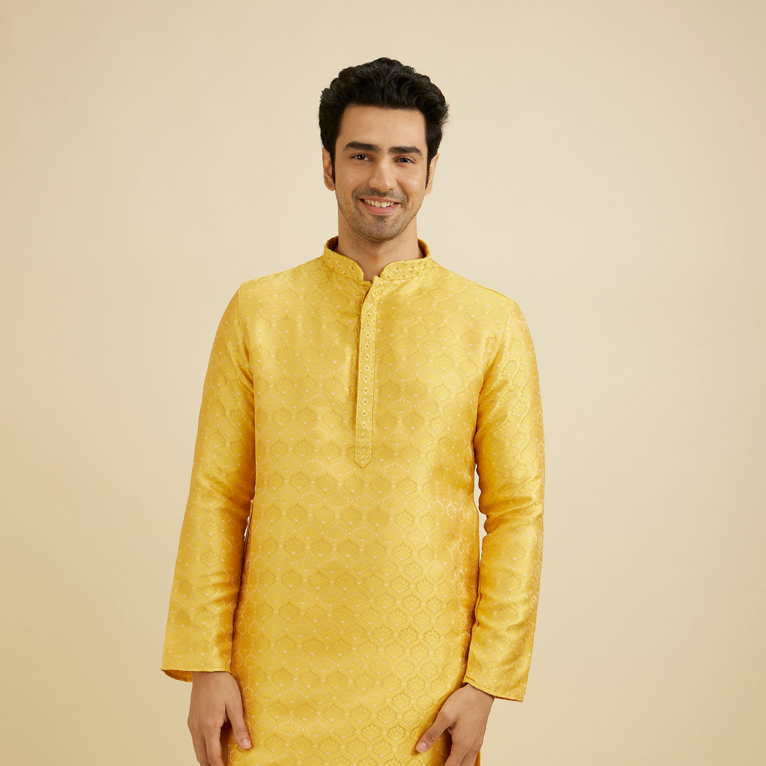 Yellow Kurta for Men- Yellow Kurta Pajama for Men Online in India