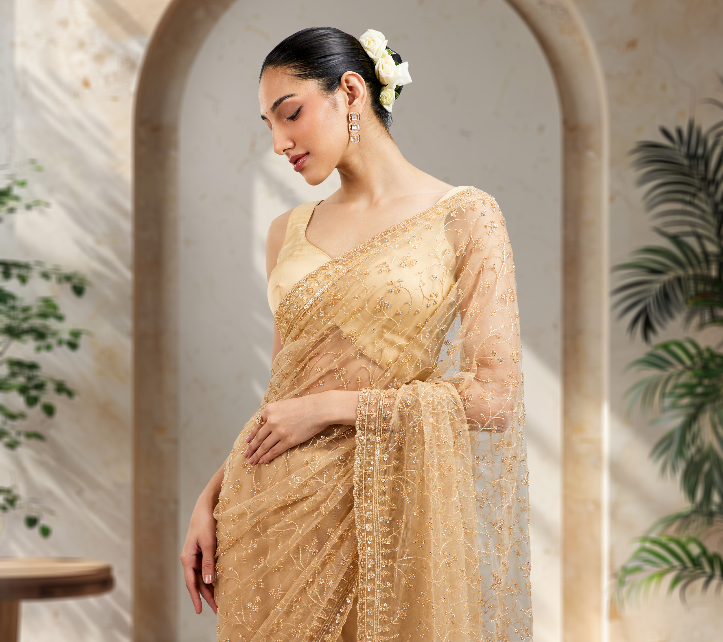 Embellished Sarees for Every Mood: Minimalism to Maximalism