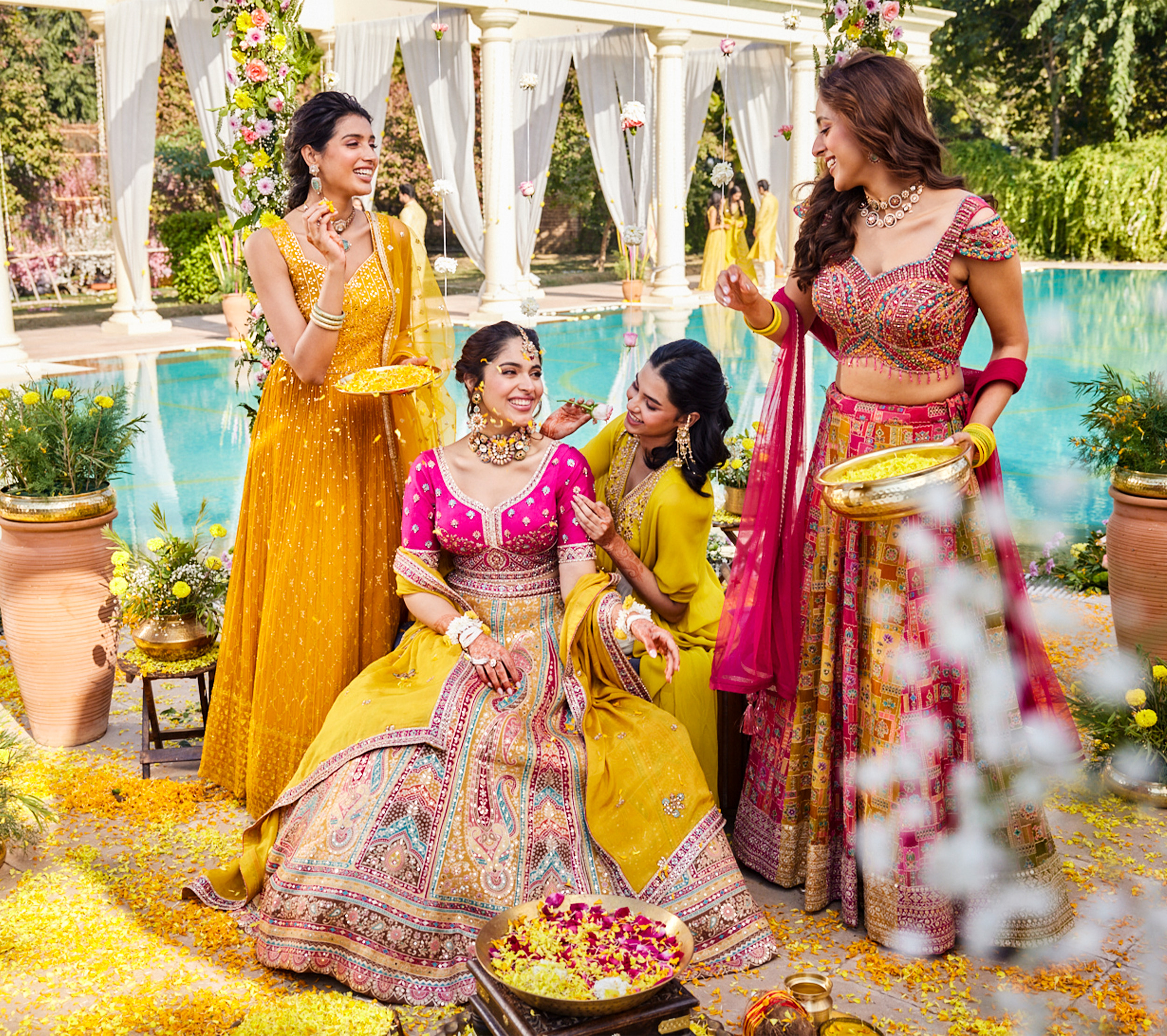 Gorgeous Haldi Ceremony Outfits for the Radiant Bride-to-Be