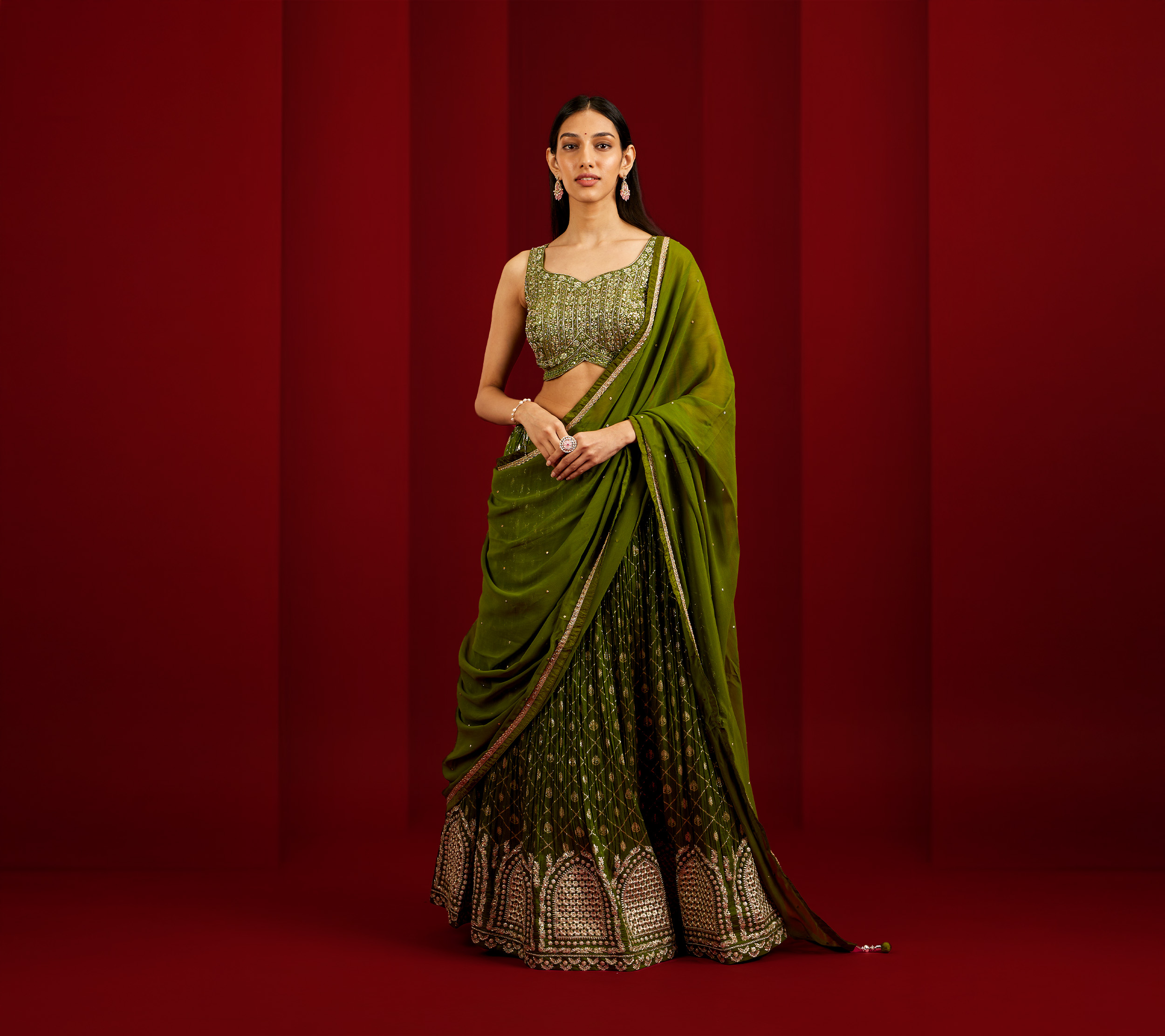 Understated Elegance: Simple Lehenga Colour Combinations for the Stylish Bride
