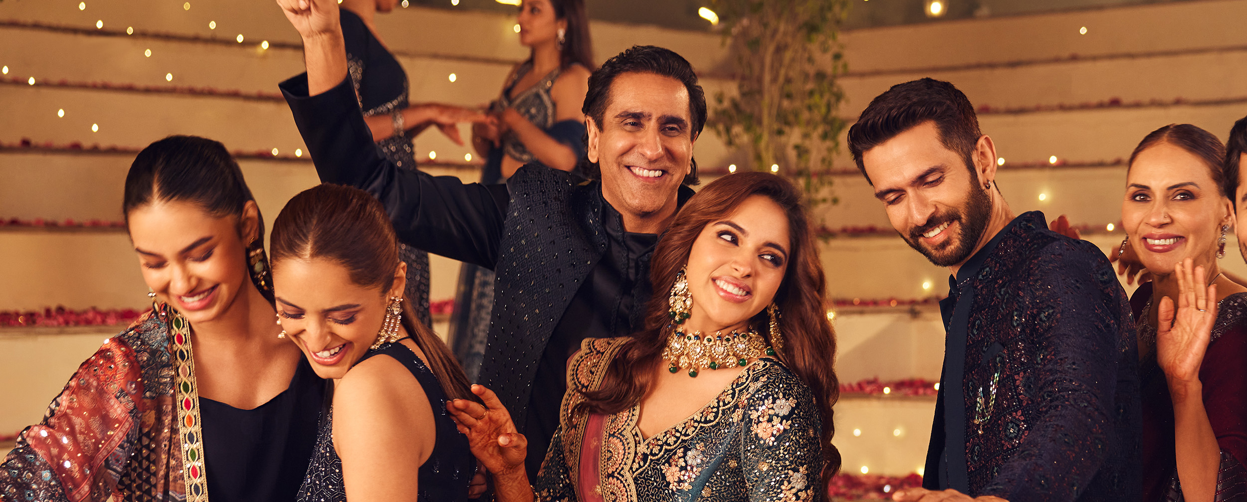 Bride and groom dancing joyfully in winter wedding attire Bride and groom dancing joyfully in winter wedding attire