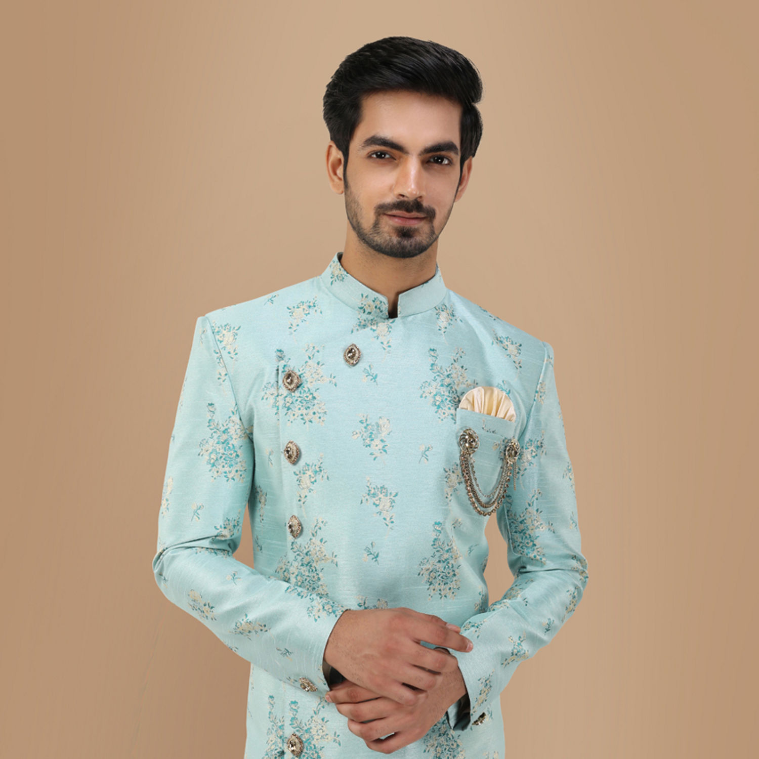 Indo Western for Men Buy Attractive Blue Indo Western Wear Online