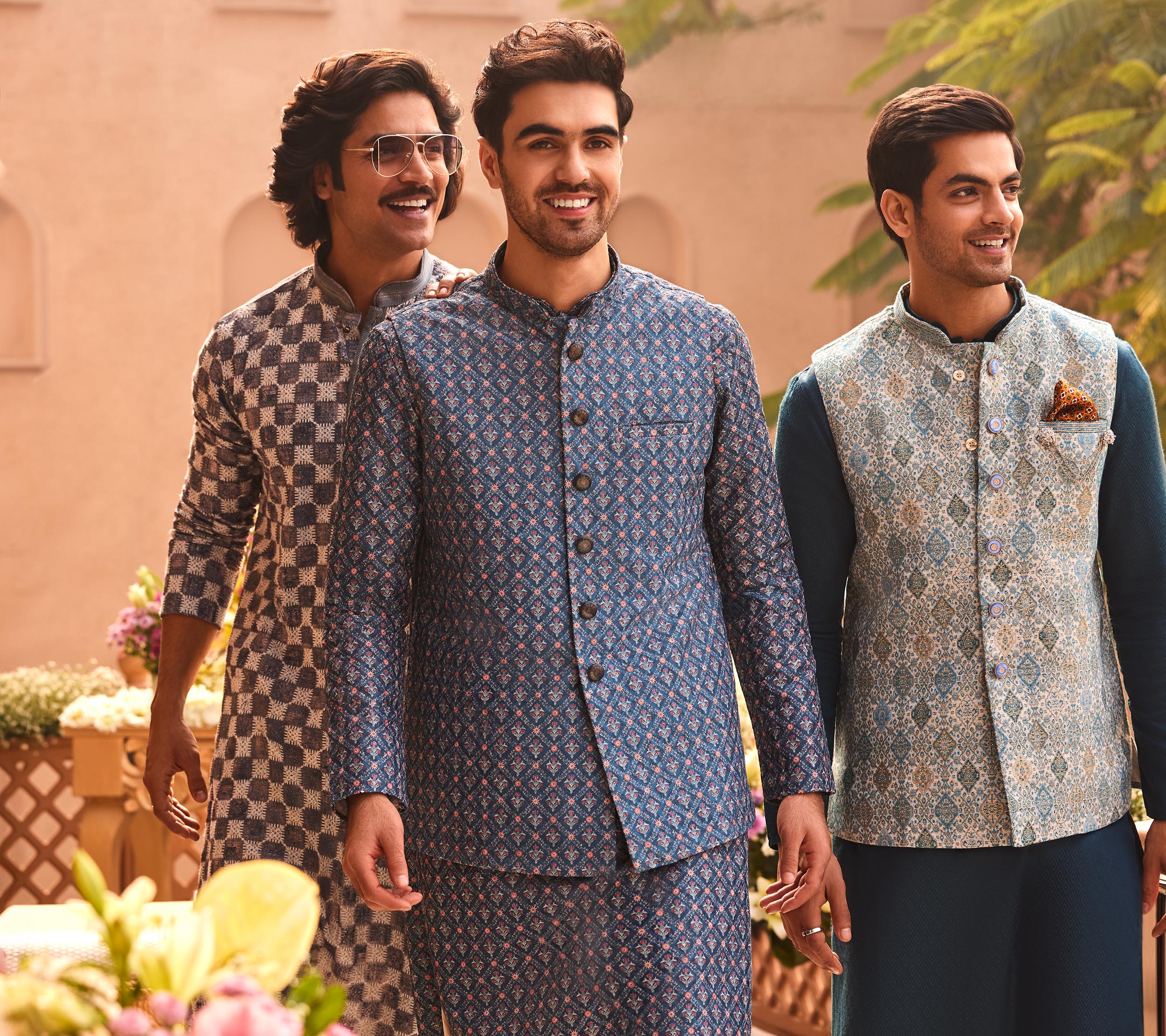 Beyond the Bandhgala: Fresh Ways to Rock Blue on Your Big Day