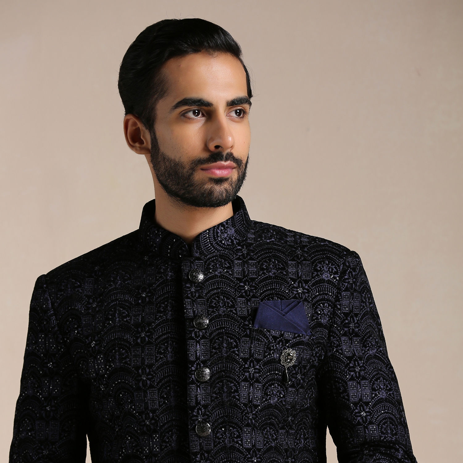 Men's Golden Brown Jodhpuri – Sahil Exclusive