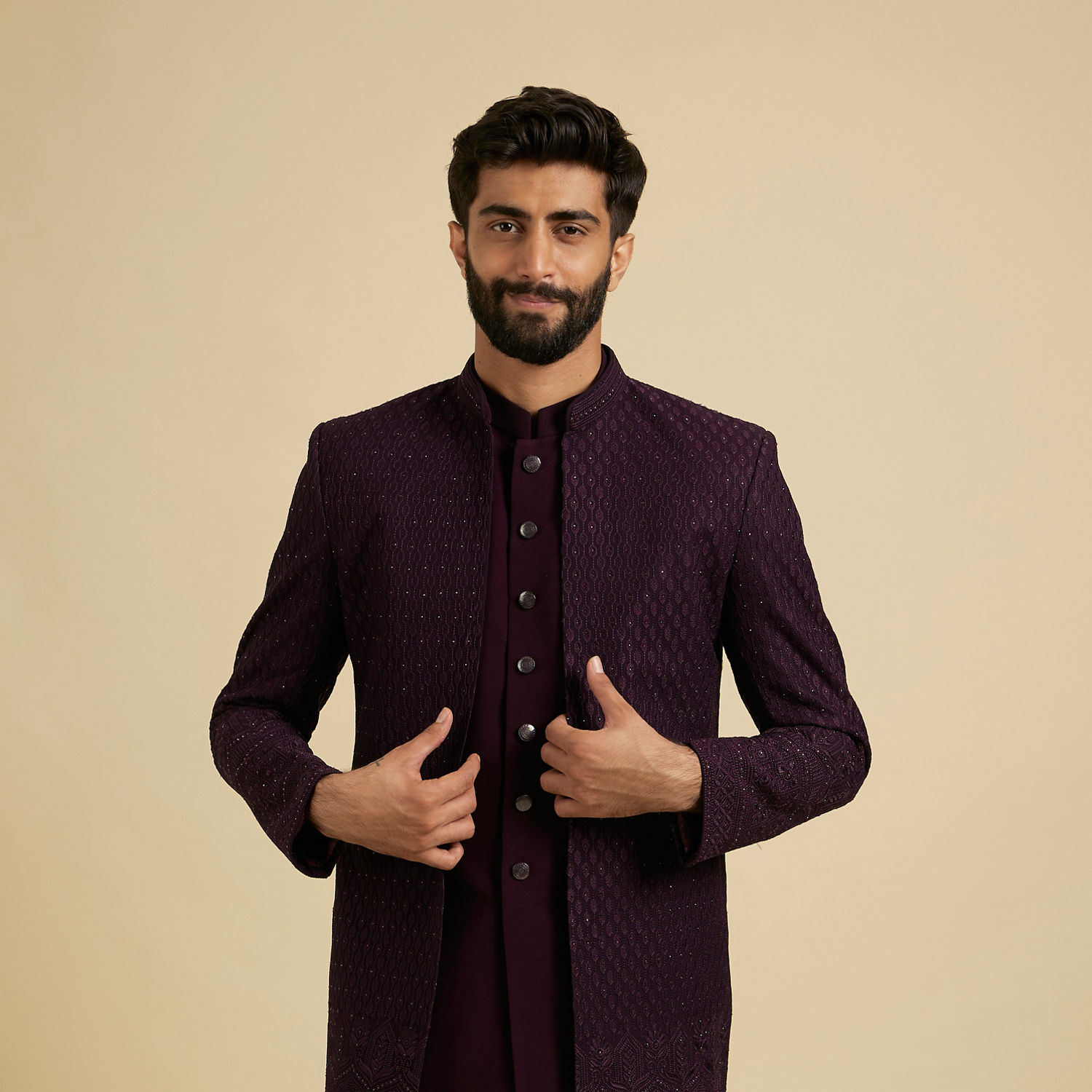 Buy Purple Indo Western Online in USA