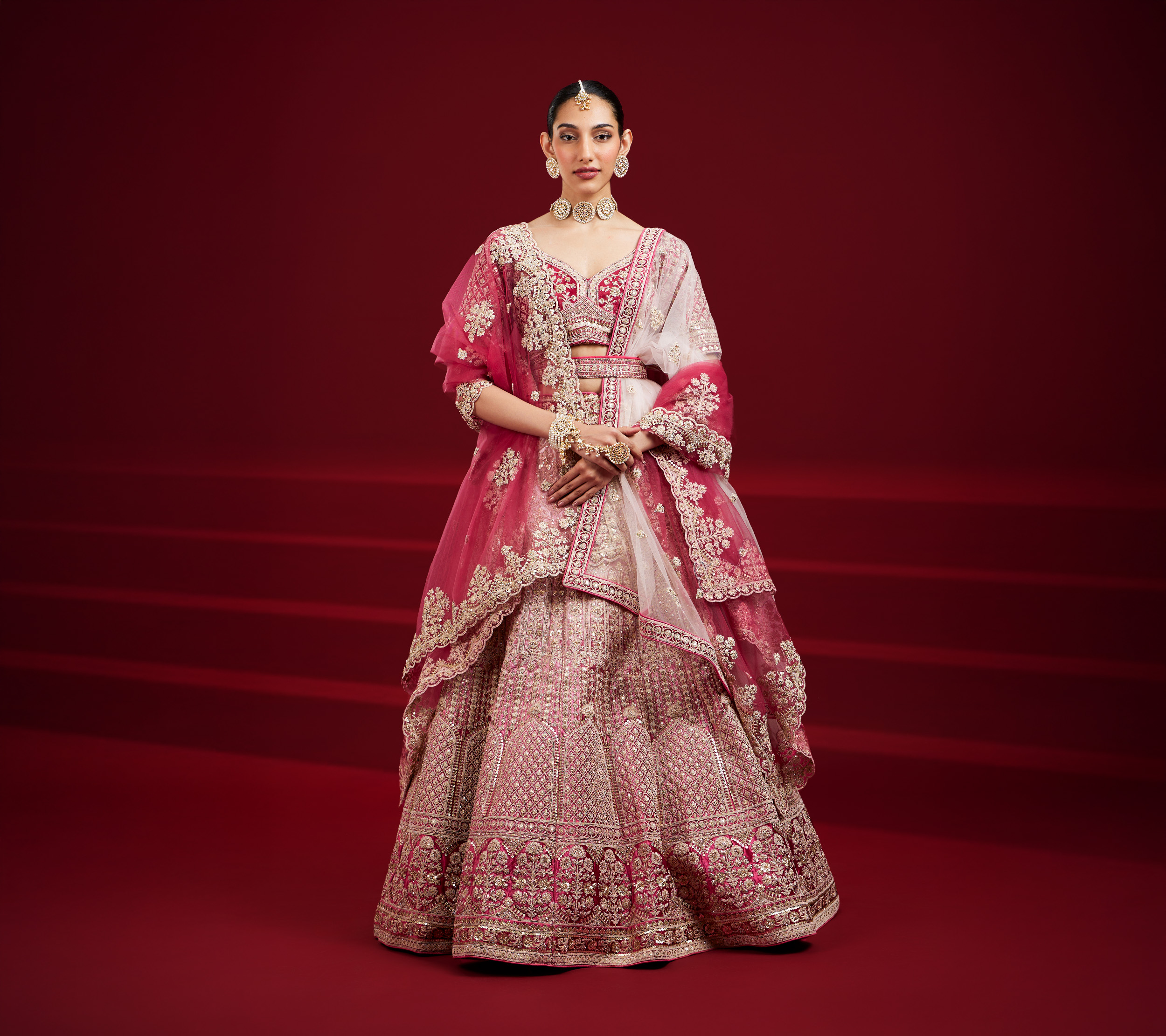 Mirror Work Lehenga Designs That Are Pure Bling Goals