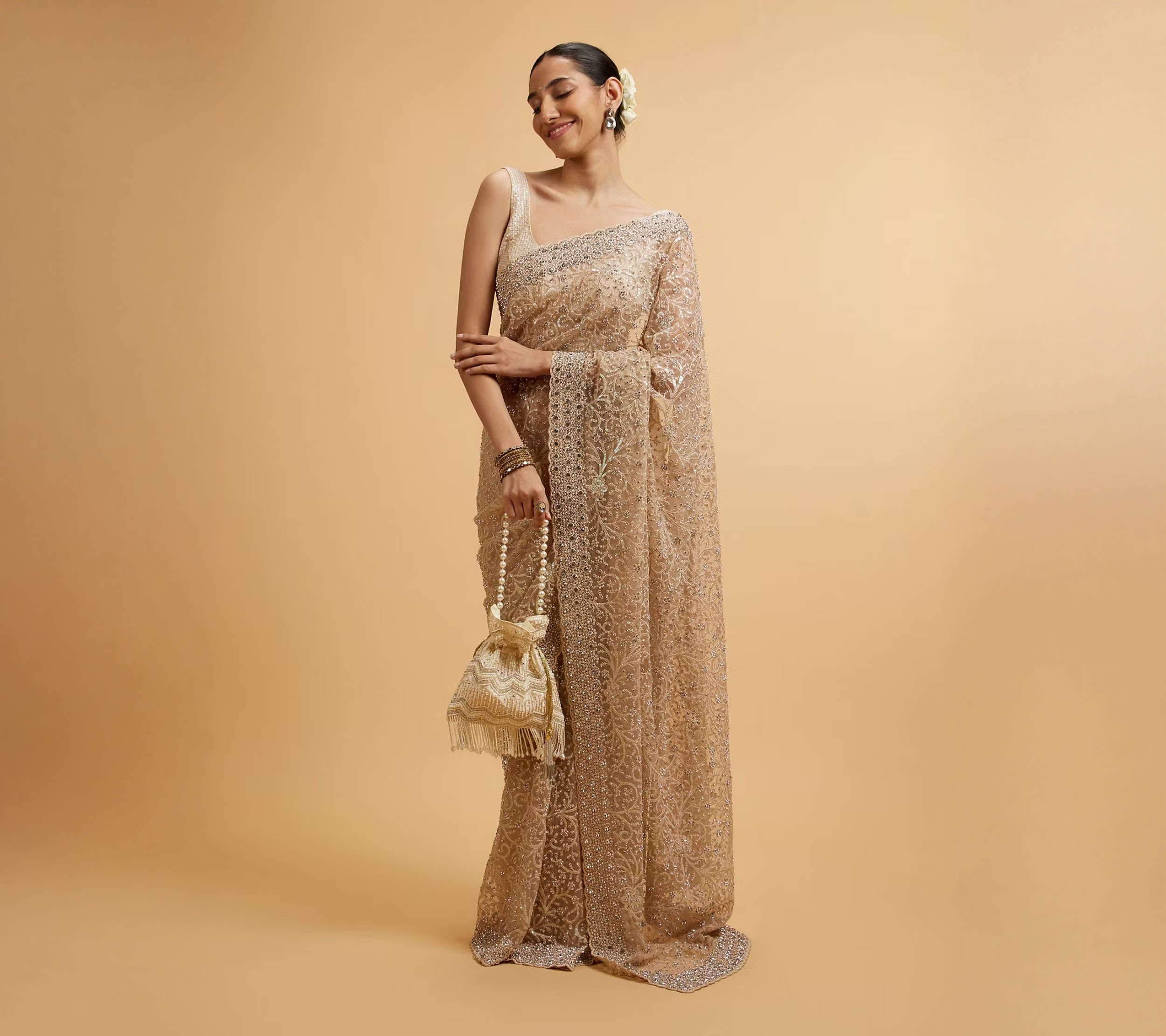Net Saree Styling Made Simple: Flatter Every Body Type With Ease