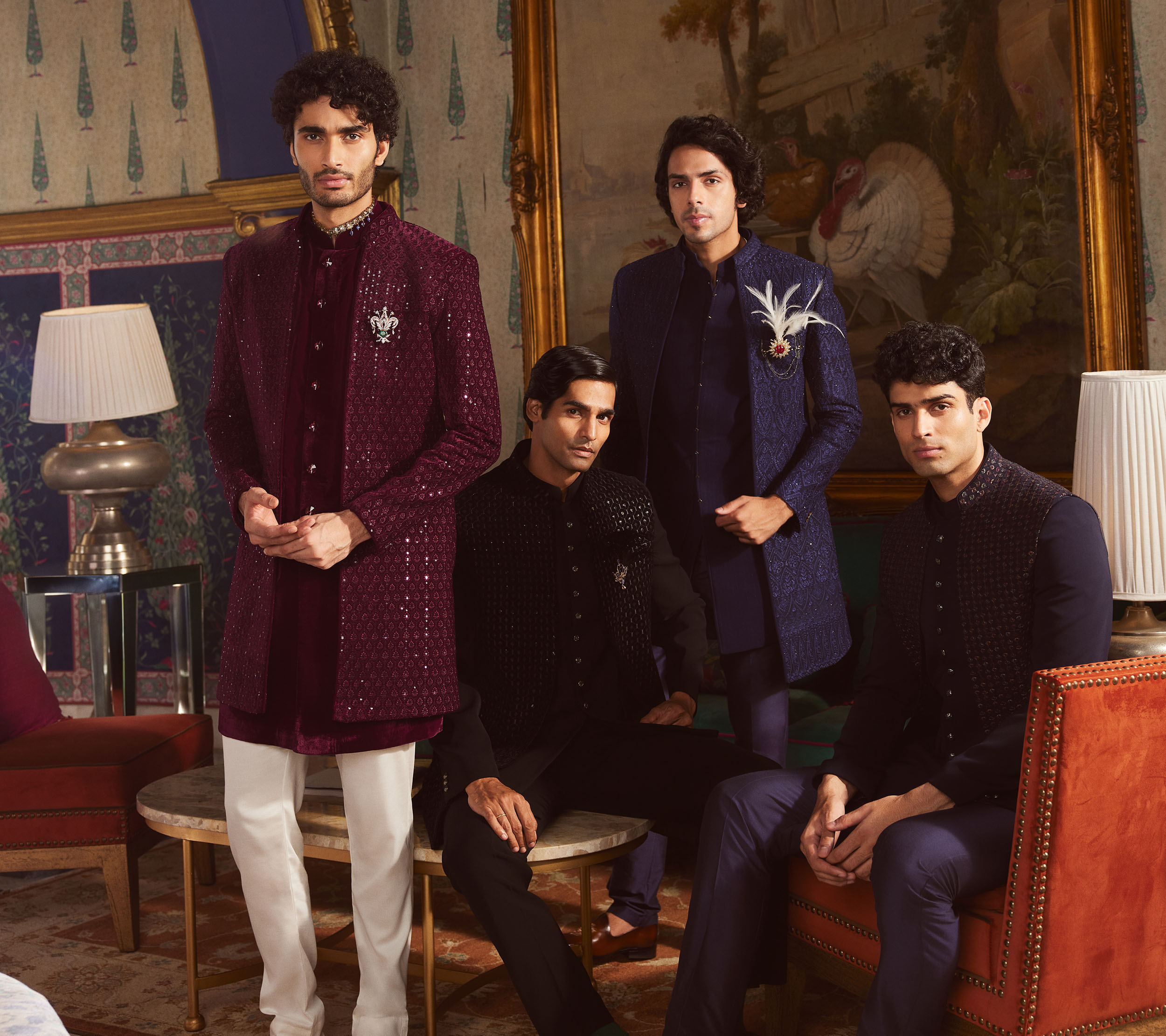 Sherwani Colour Guide 2025: 5 Trending Hues for the Dashing Dulha