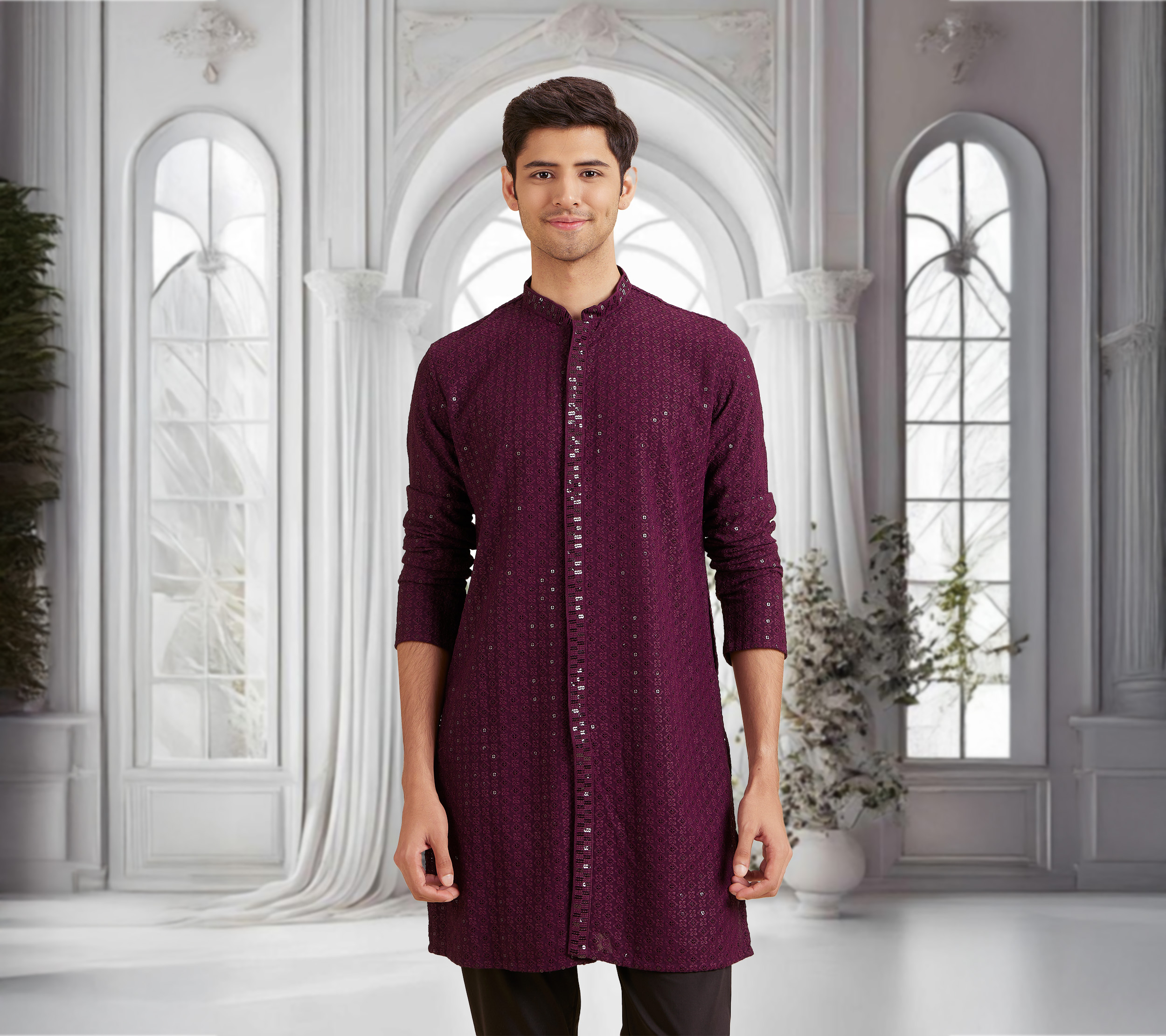 The Artisanal Magic of Chikankari: Styling Green Kurtas for Men