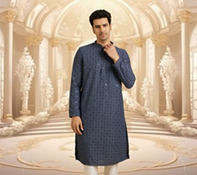 Manyavar Apparel - 5 Must-Have Men's Wardrobe Essentials in Shades of Blue