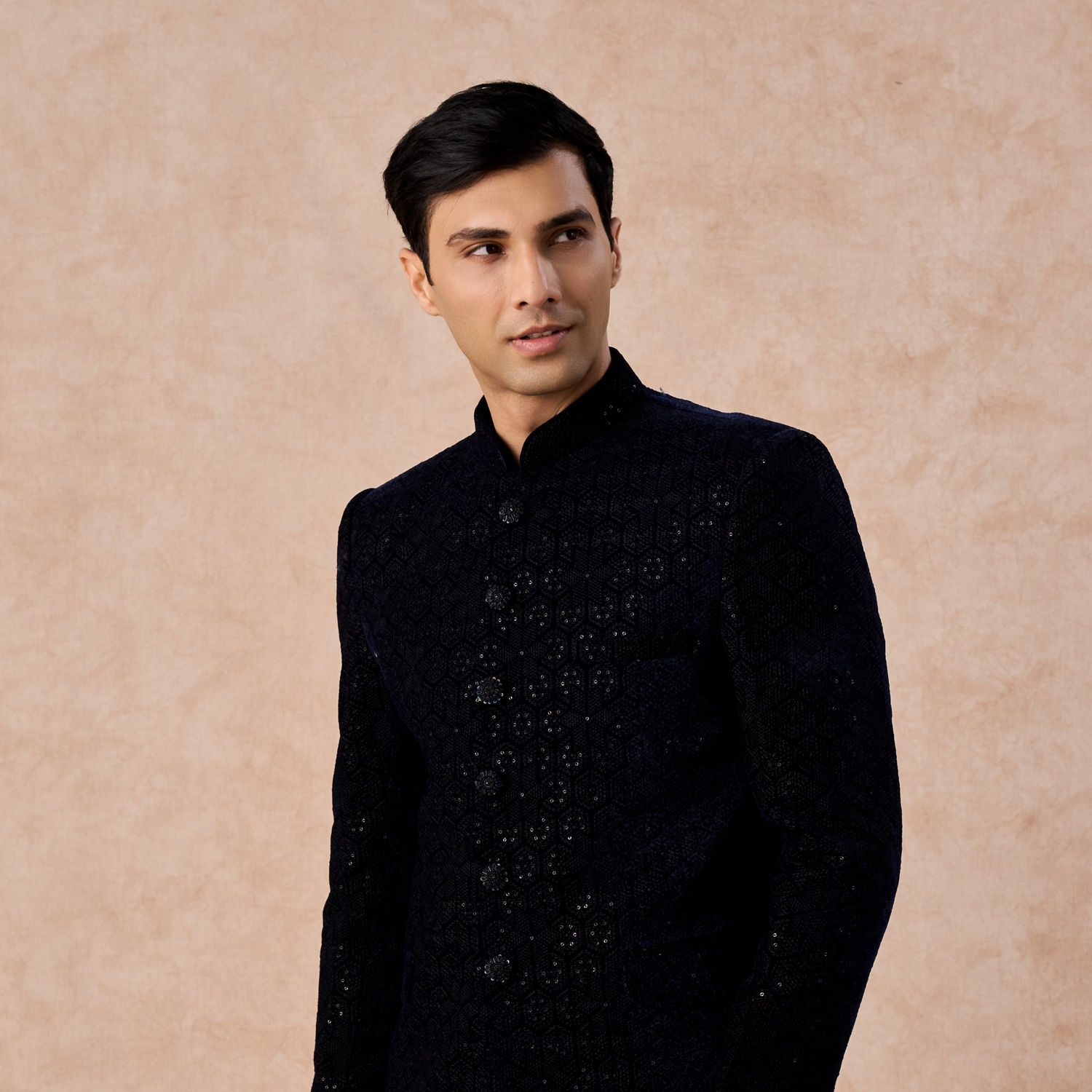 dress shops near Stately Cream Jodhpuri Suit for Men – Zuera main image 1