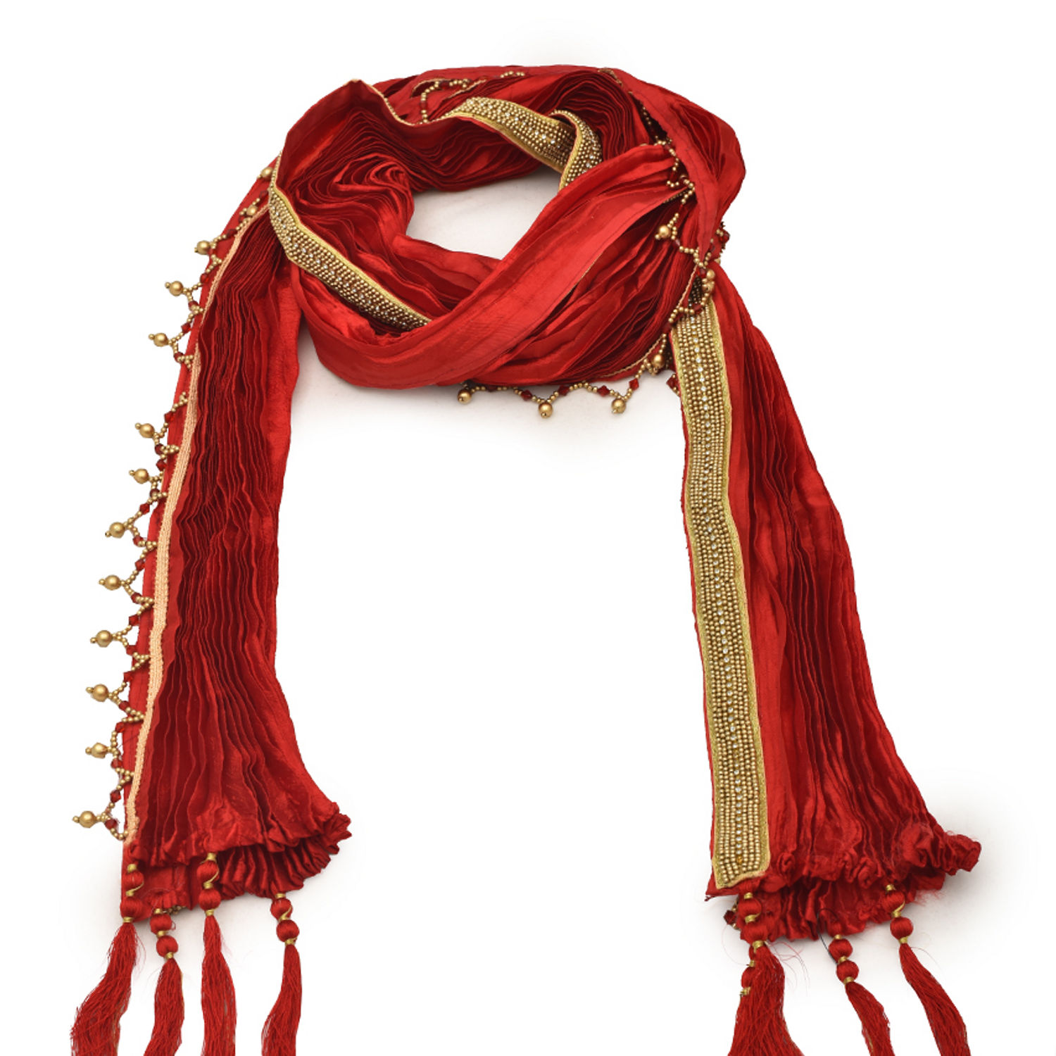 Pooja Shawl Baumwolle - Traditioneller Indischer Altartuch Für Religiöse Zeremonien