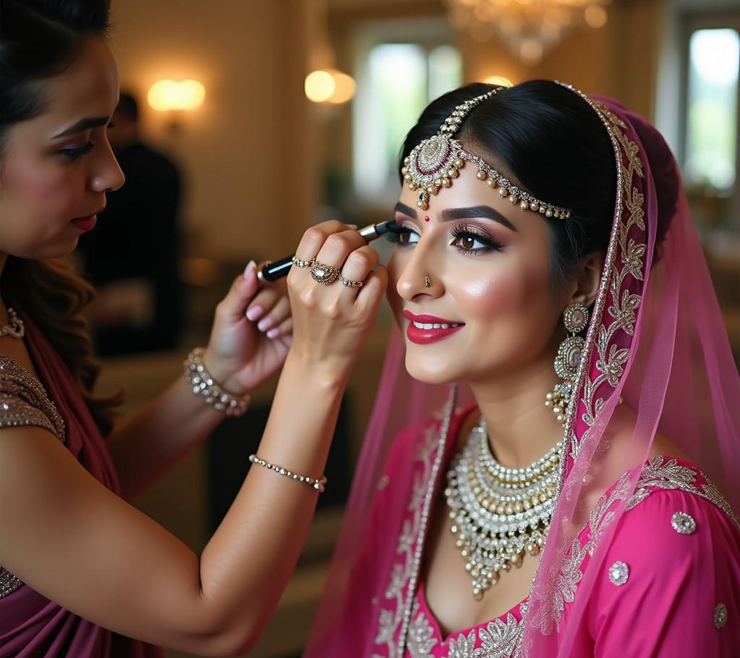 Makeup Magic: Flawless Ideas to Pair with Light Pink Bridal Wear