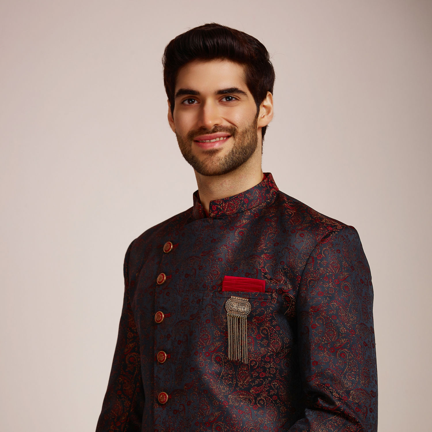Indo Western for Men - Buy Festive Black Indo Western Set Online @Manyavar