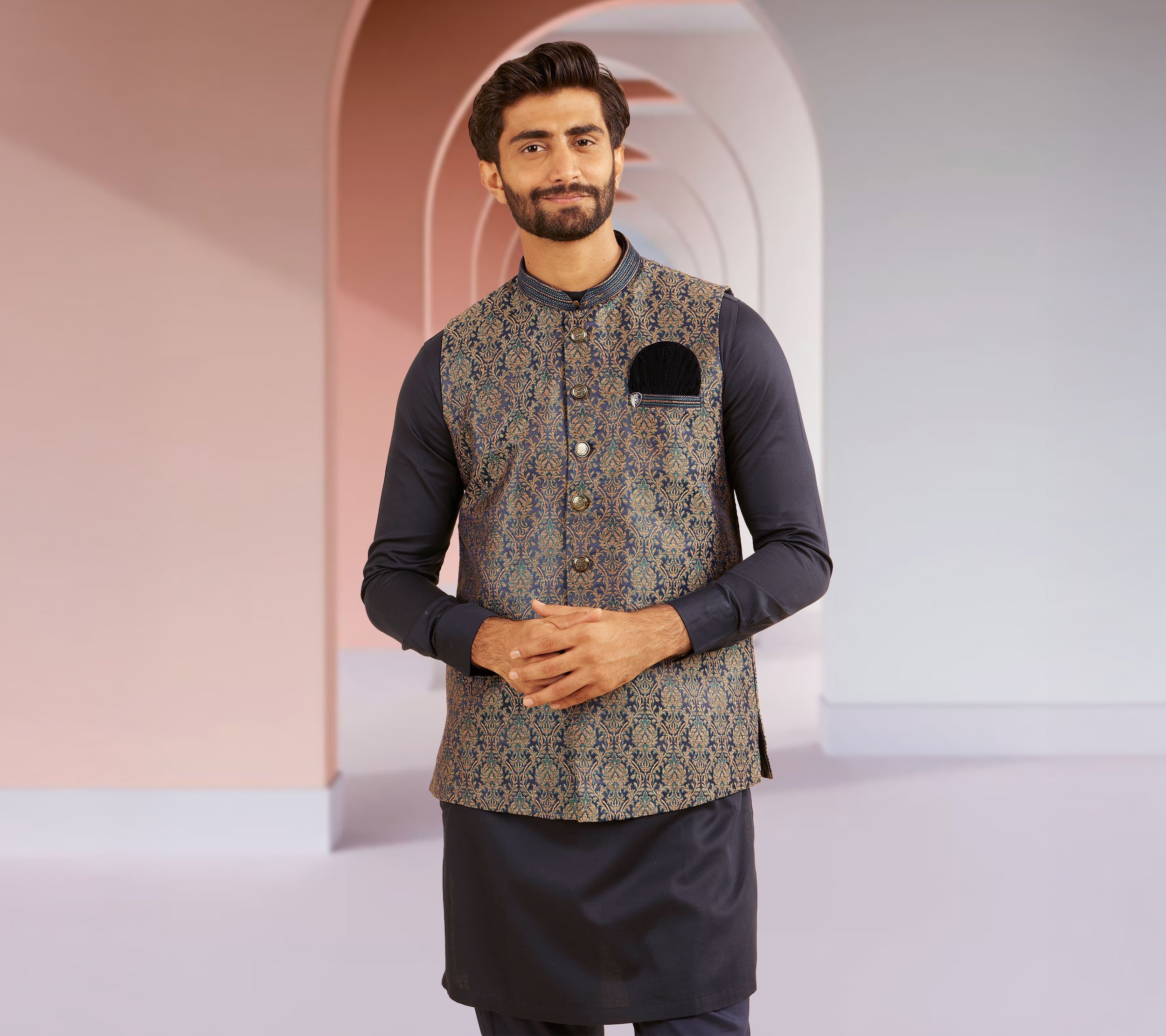 Statement Looks: Experimenting with Black Kurta Pajama and Vibrant Jackets