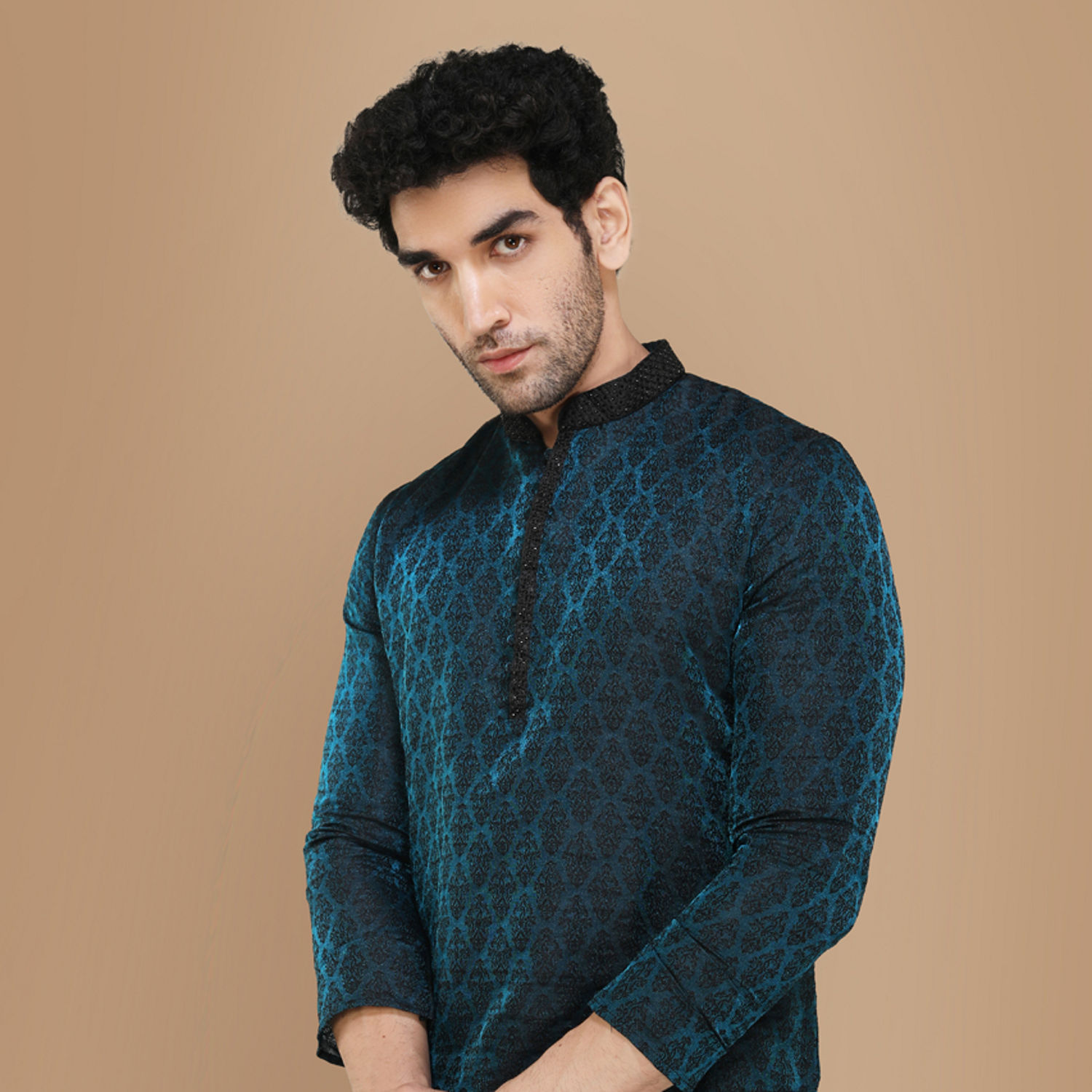 British Style Embroidered Manyavar Jodhpuri Suit Jacket With Standing  Collar For Weddings, Dance Parties, And Fashion Red/Blue Patchwork Dress  Coat From Vincant, $40.77 | DHgate.Com