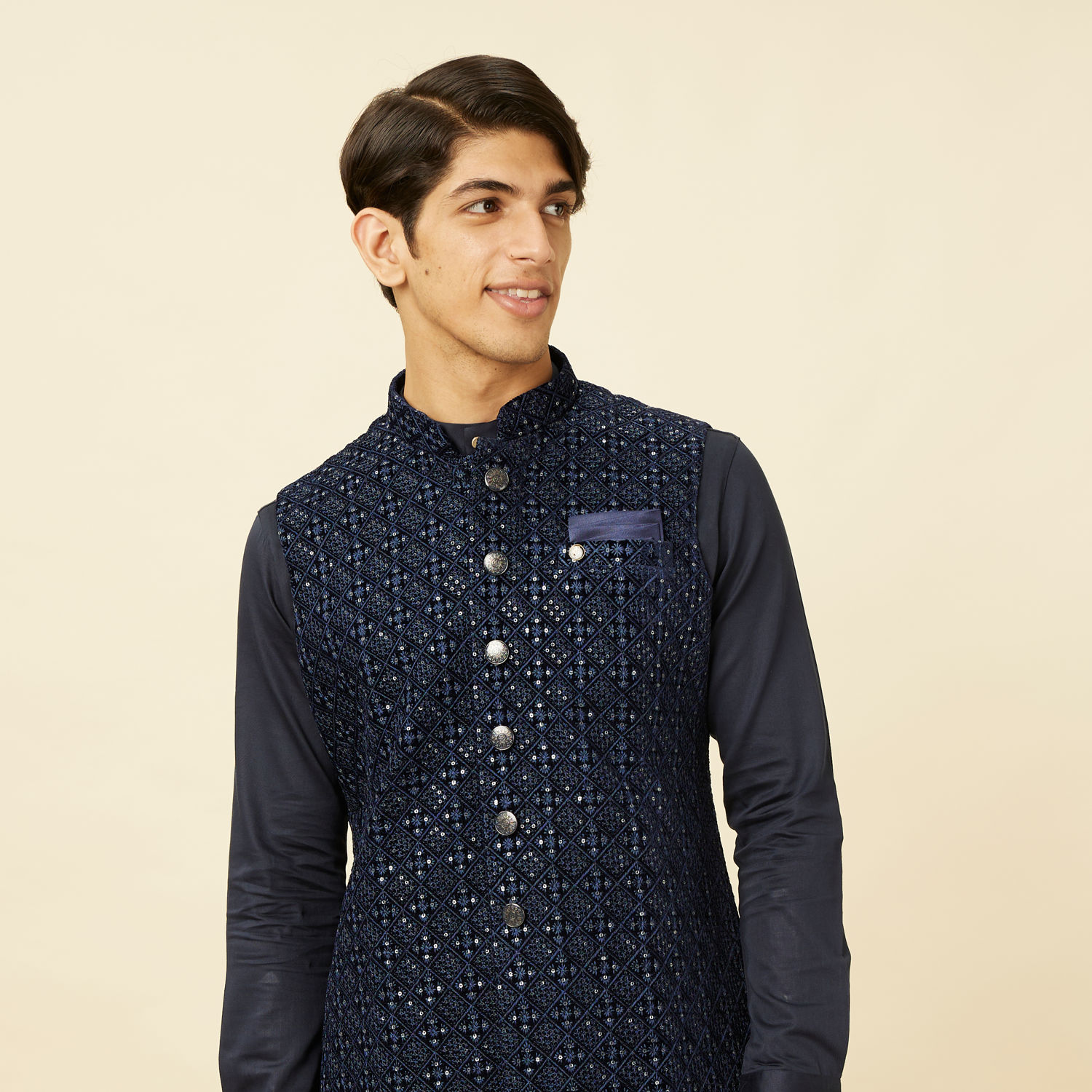 Buy Kurta Pajama with Jacket | Kurta Pajama for men with jacket USA