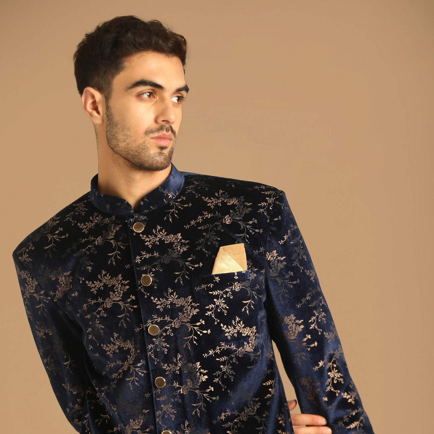 Indo Western for Men - Buy Modish Blue Indo Western Online @Manyavar