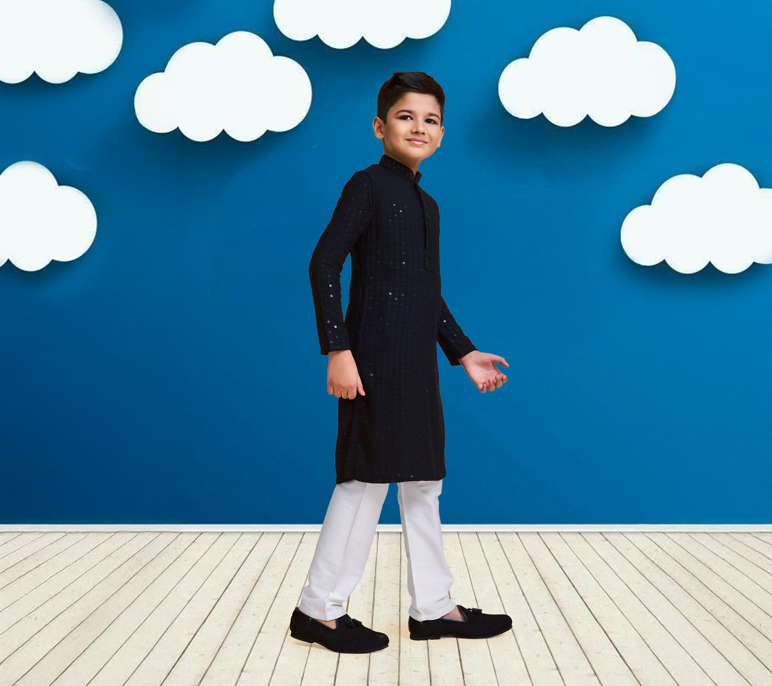 From Festivals to Weddings: Chikankari Kurtas For Kids For Every Occasion
