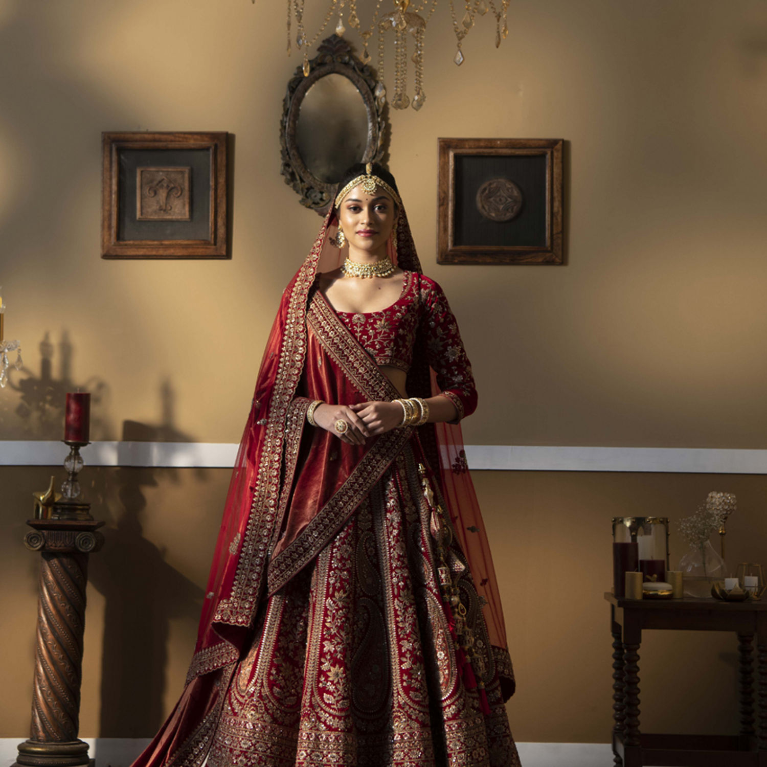 Buy Modern red blood wedding dress in Pakistan | online shopping in Pakistan