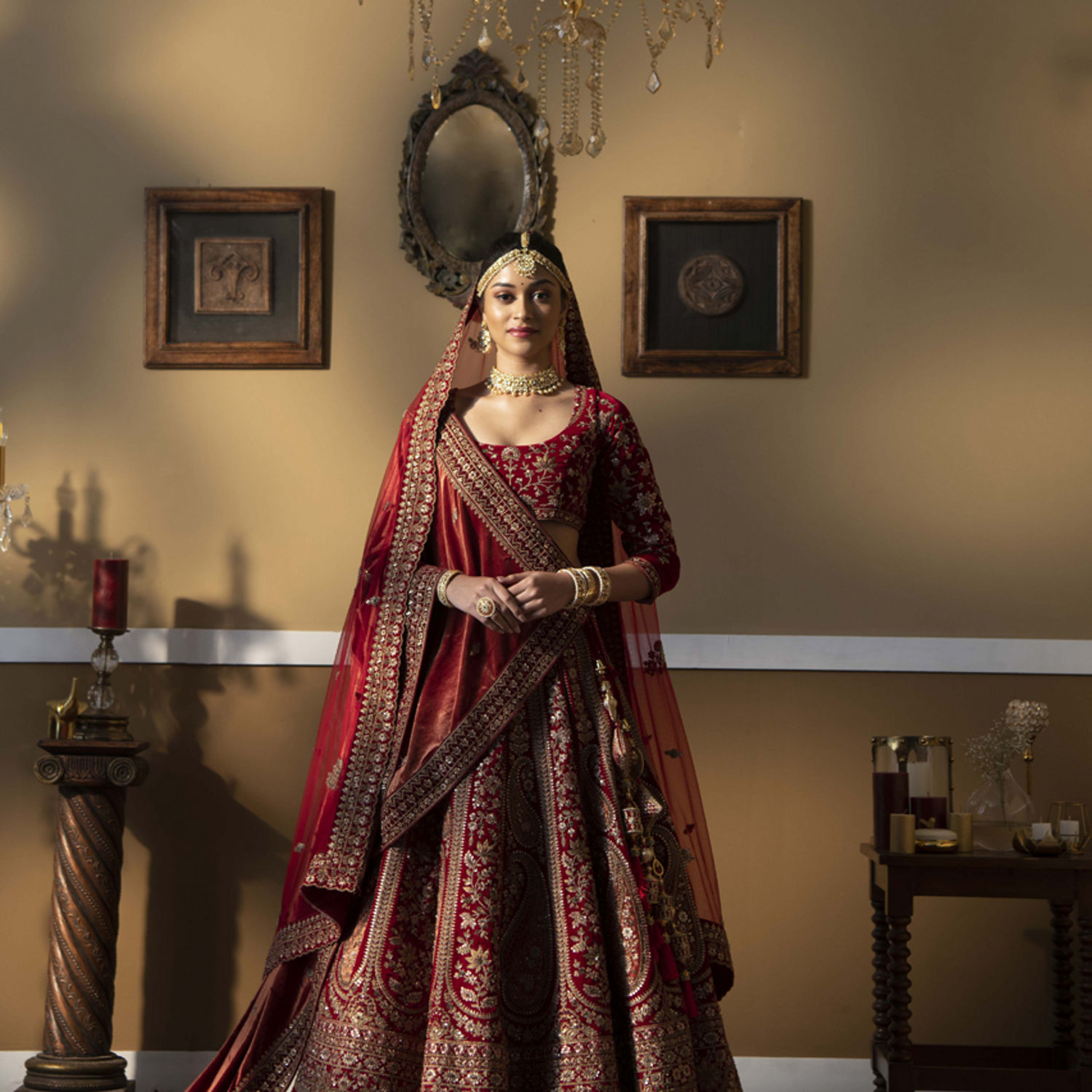 manyavar lehenga