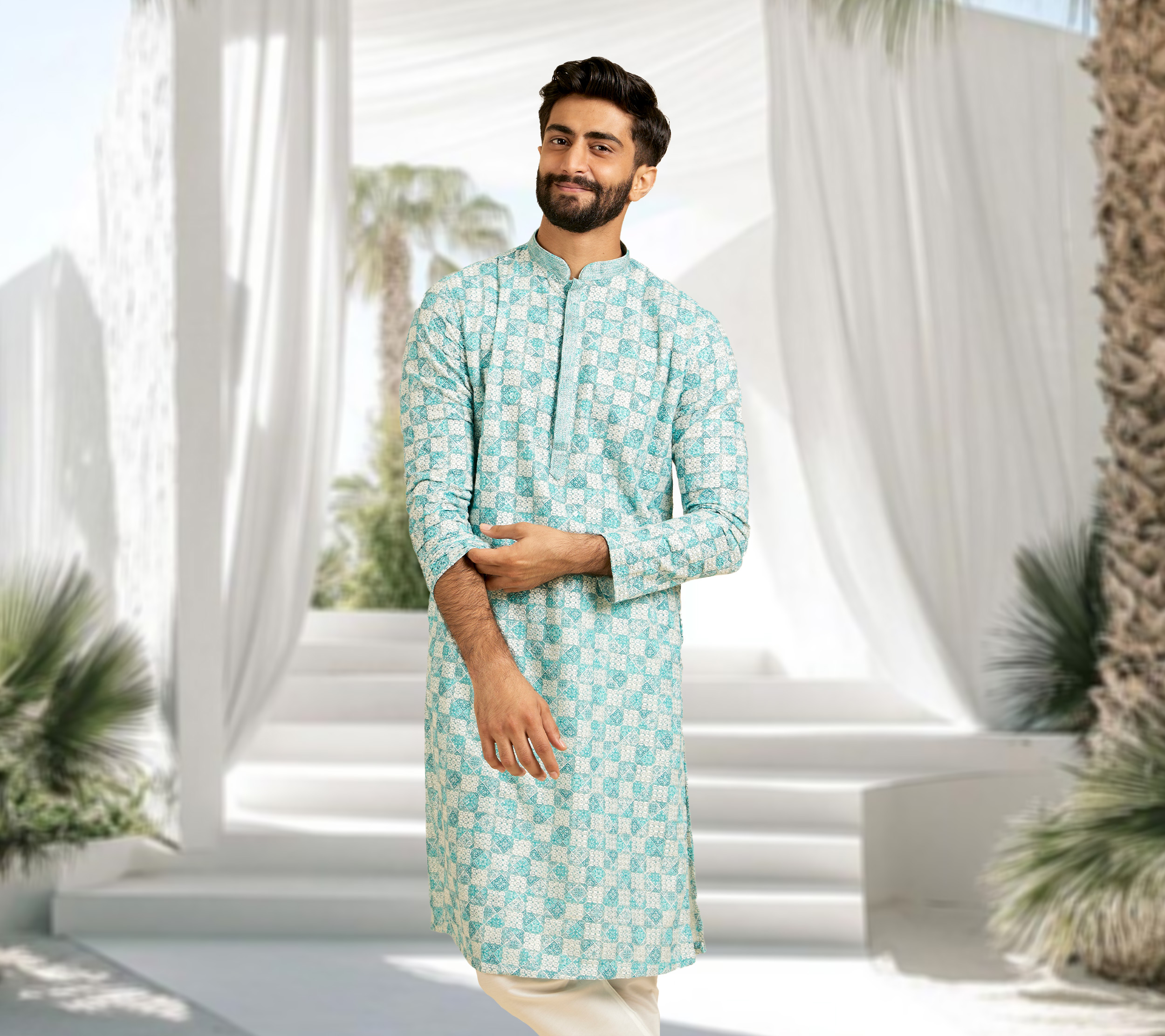 The Blue Kurta Style Guide: Casual Cool to Wedding-Ready Looks