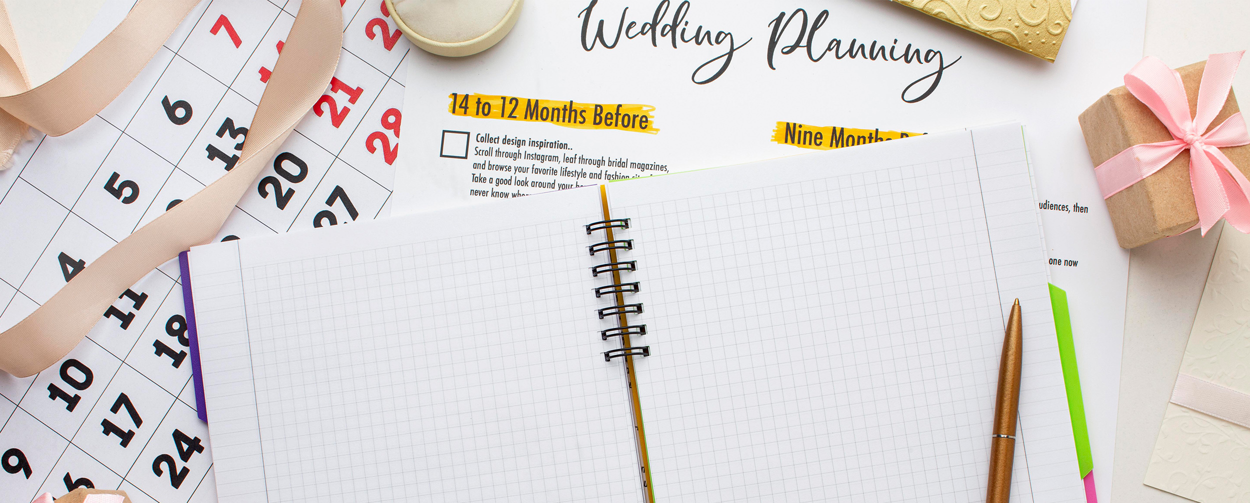 A notebook for bridal planner checklist A notebook for bridal planner checklist