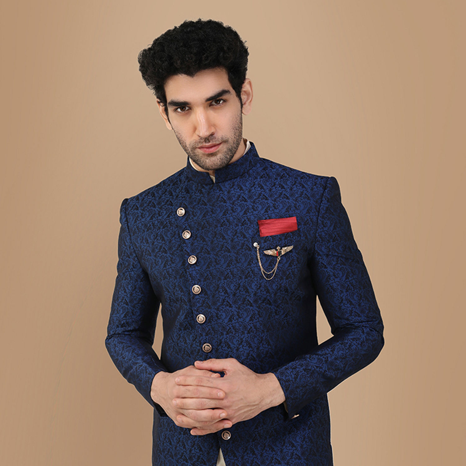 Buy Wine Stone Embellished Jodhpuri Suit Online in India @Manyavar - Suit  Set for Men