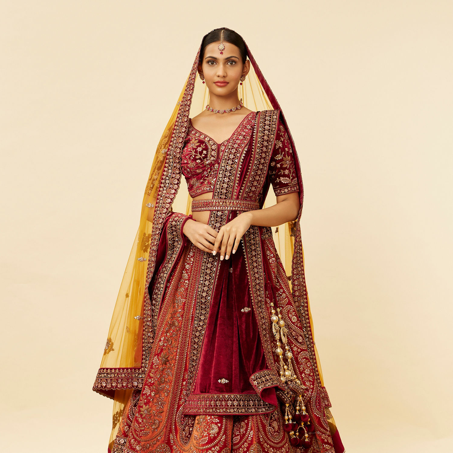 manyavar lehenga