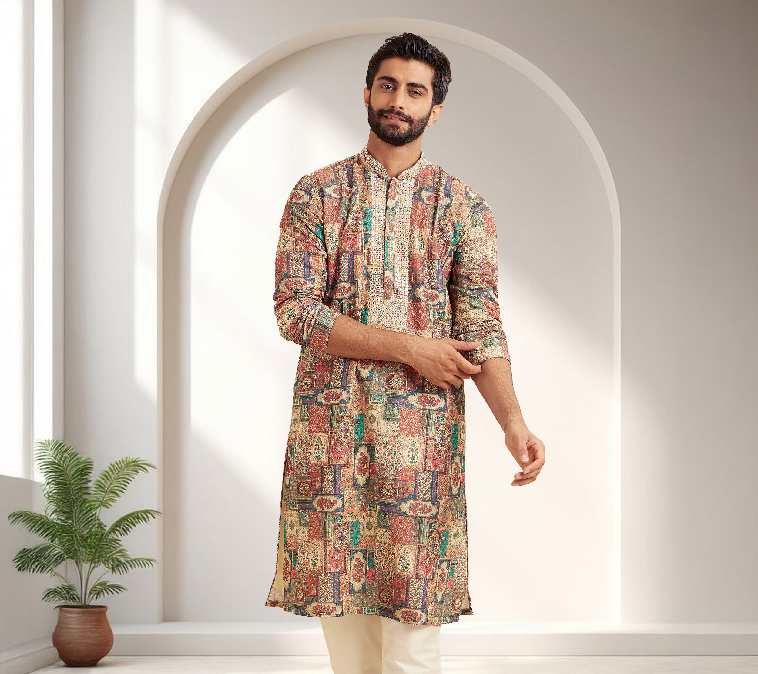 From Sangeet to Reception: Standout Gents Kurta Pajama Party Wear Looks