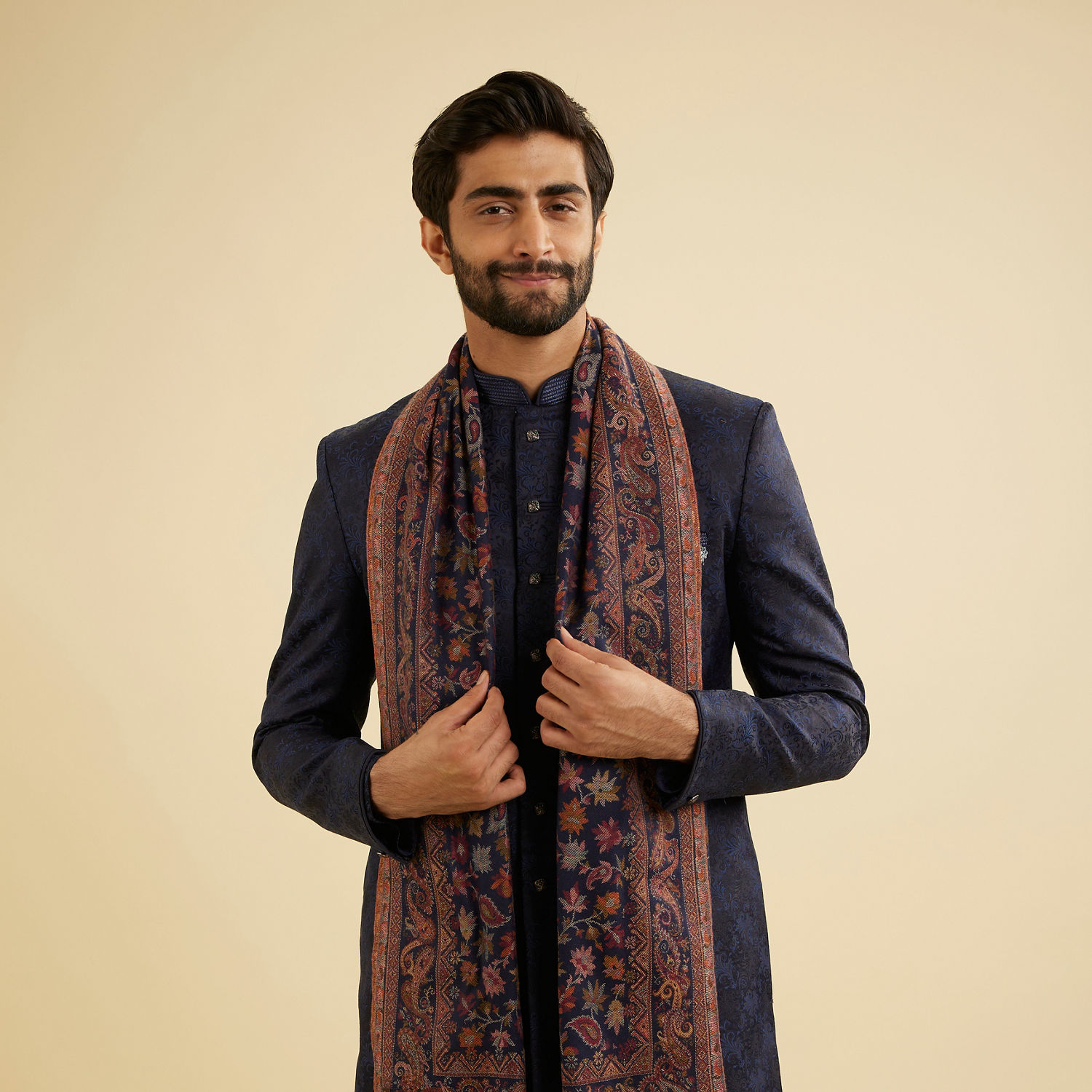 casual blazer with tie