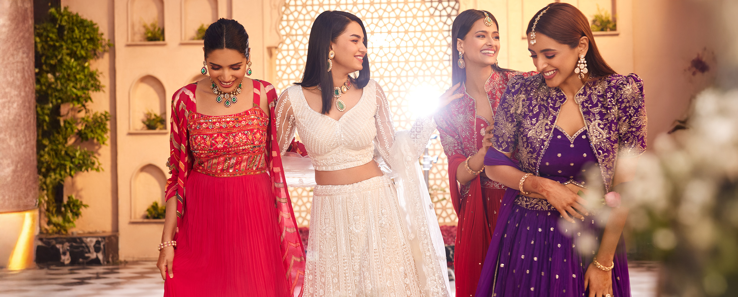 Women wearing trending Indian suit styles for 2024 Women wearing trending Indian suit styles for 2024